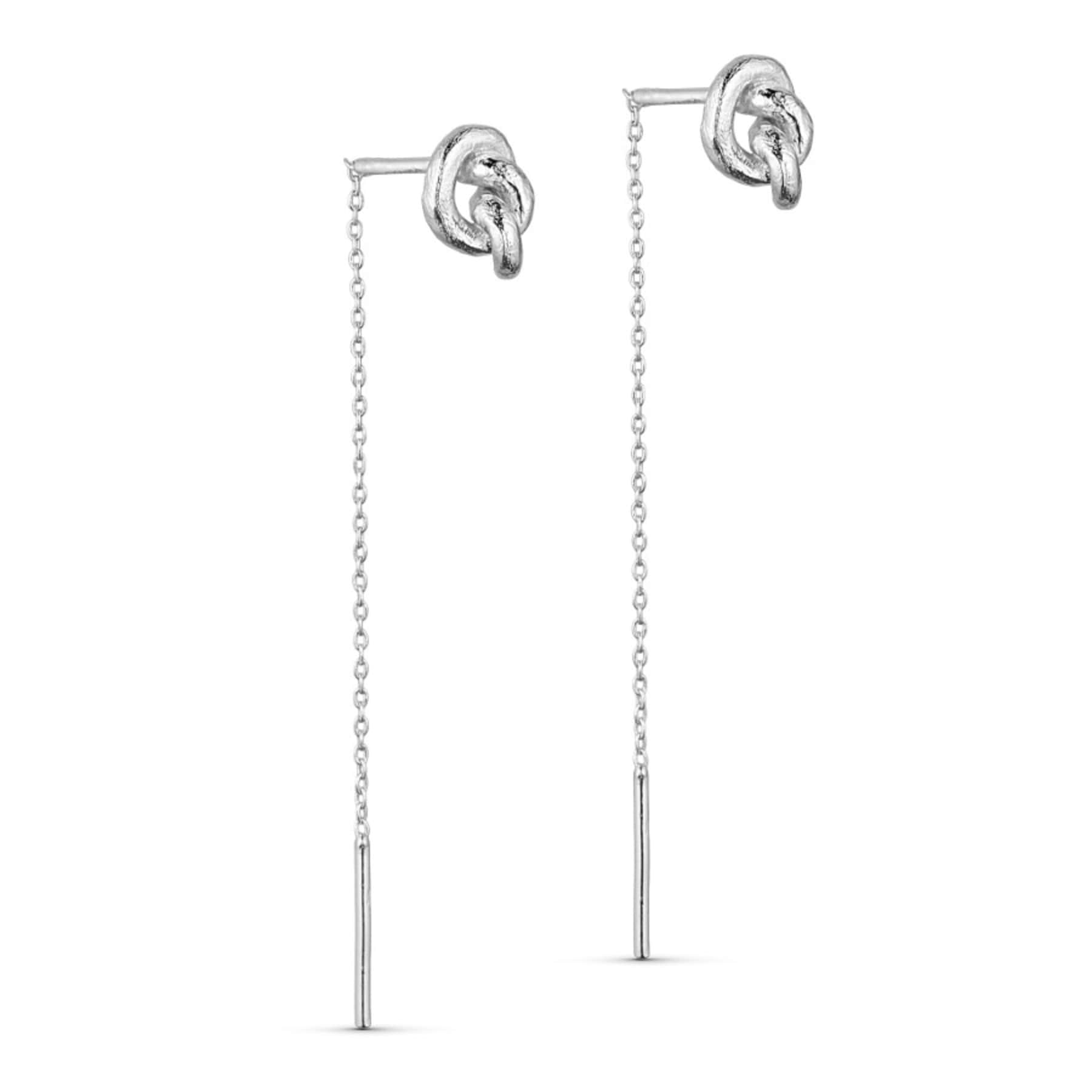 Lilou kedja örhängen - silver