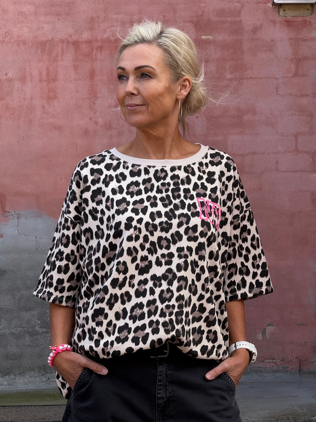 Leo Sweat Tee - Animalier