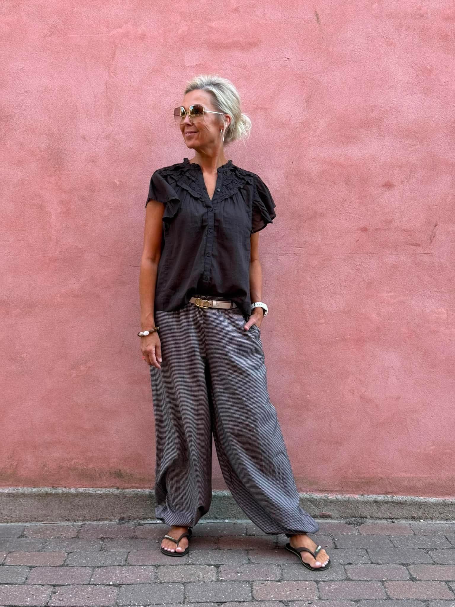 MANON Balloon Pant - Coffee