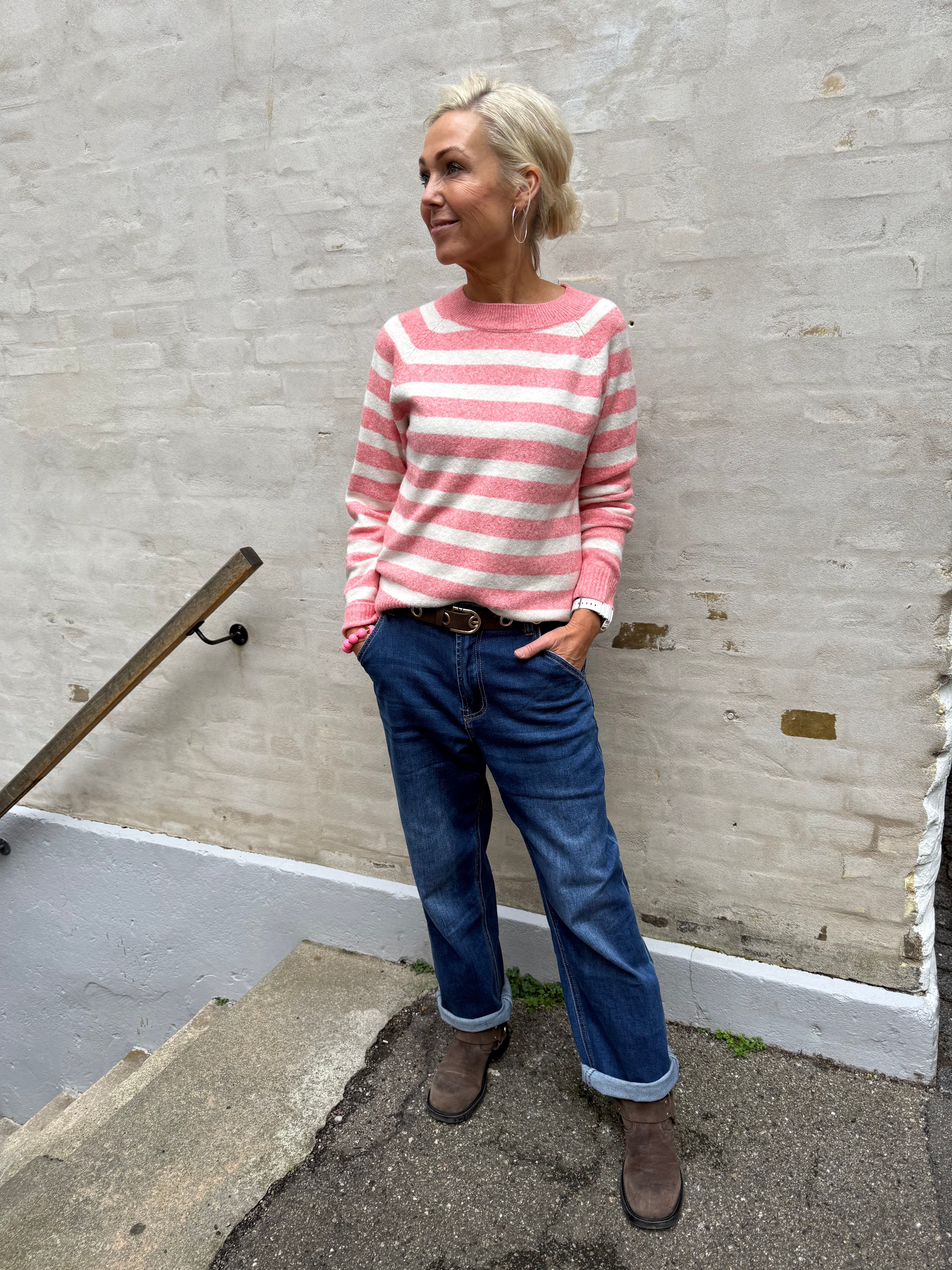 DOFFY O-HALS BLUS - Coral Paradise/BJÖRK