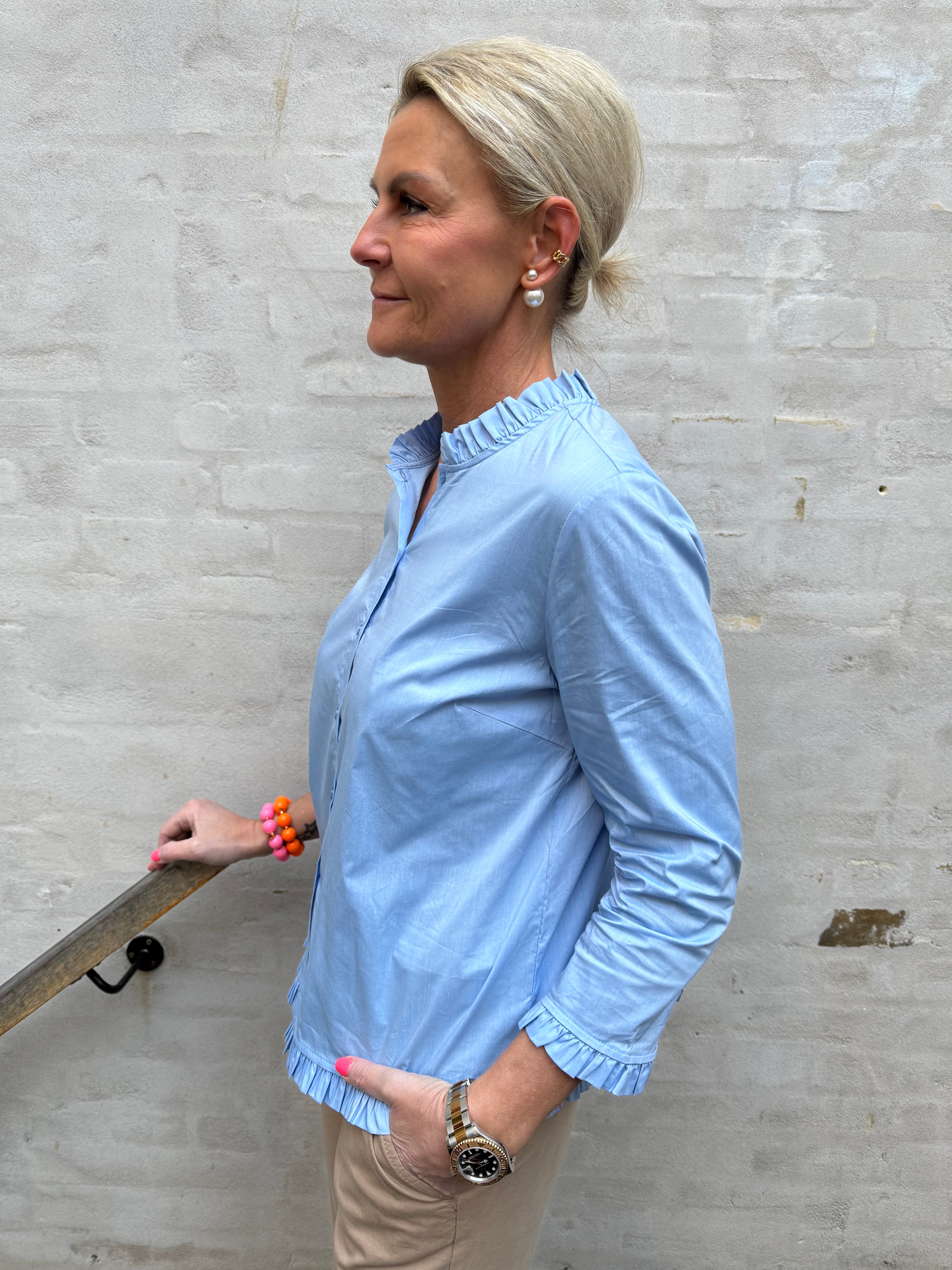 Kia Antoinette Skjorta - Forever Blue