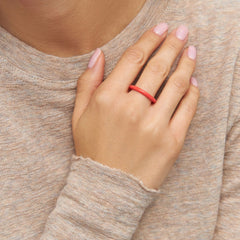 colour ring lipstick red