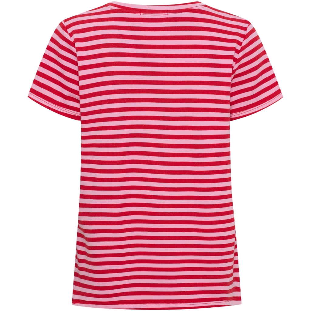 Hertha Tee - Pink/Red