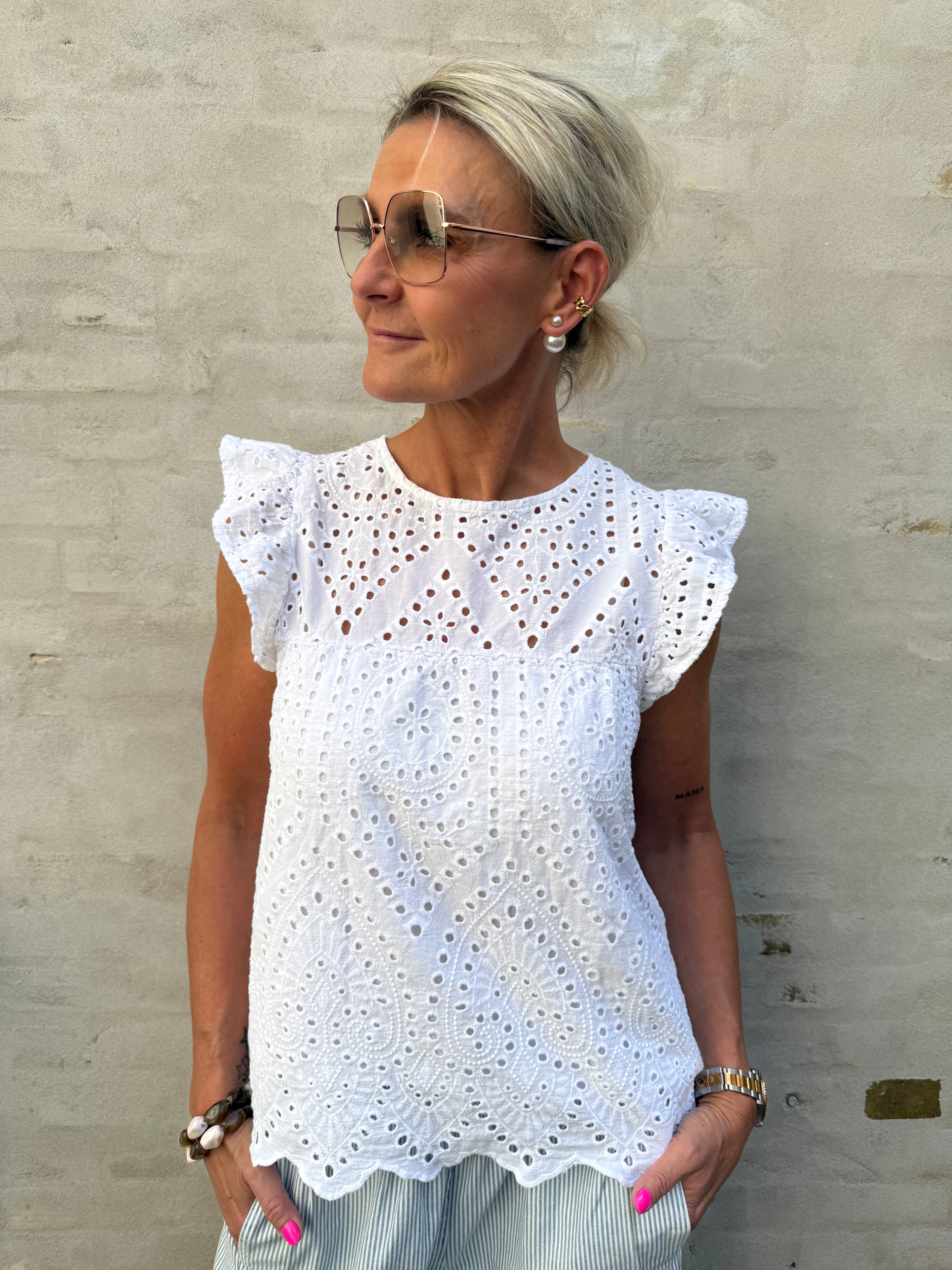 Angie Top - Vit