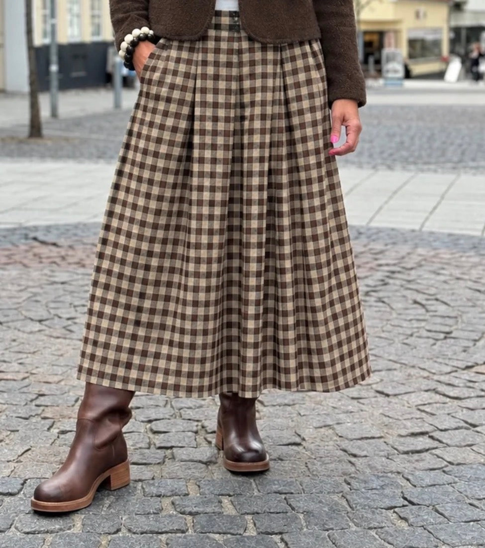 PREORDER-Amsonia Skirt - Brown