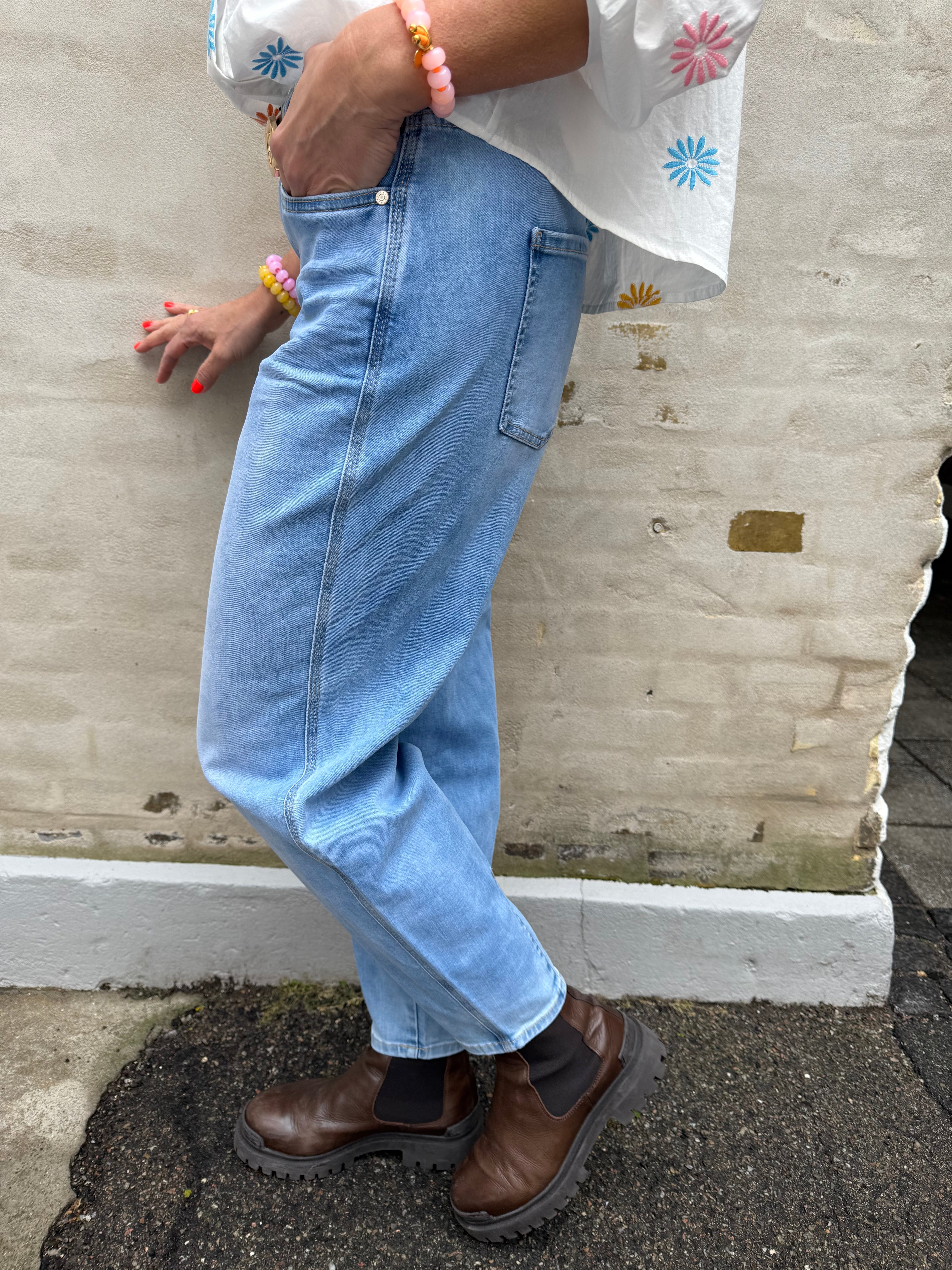 Karlie Barrel - Ljusblå tvättad