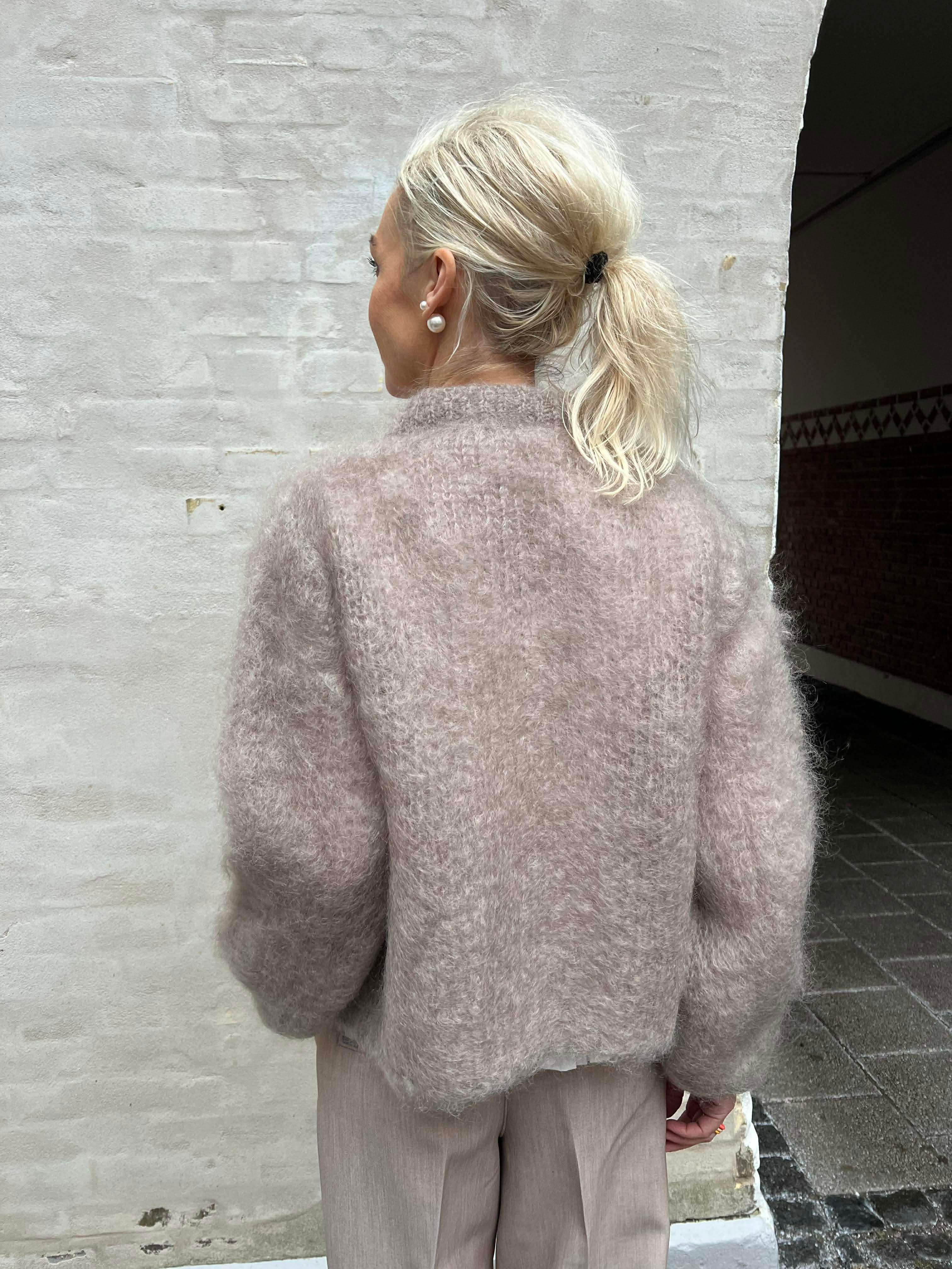 Smilla Cardigan - Beige Mohair