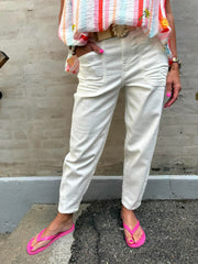Karlie Barrel High Waist - Off White