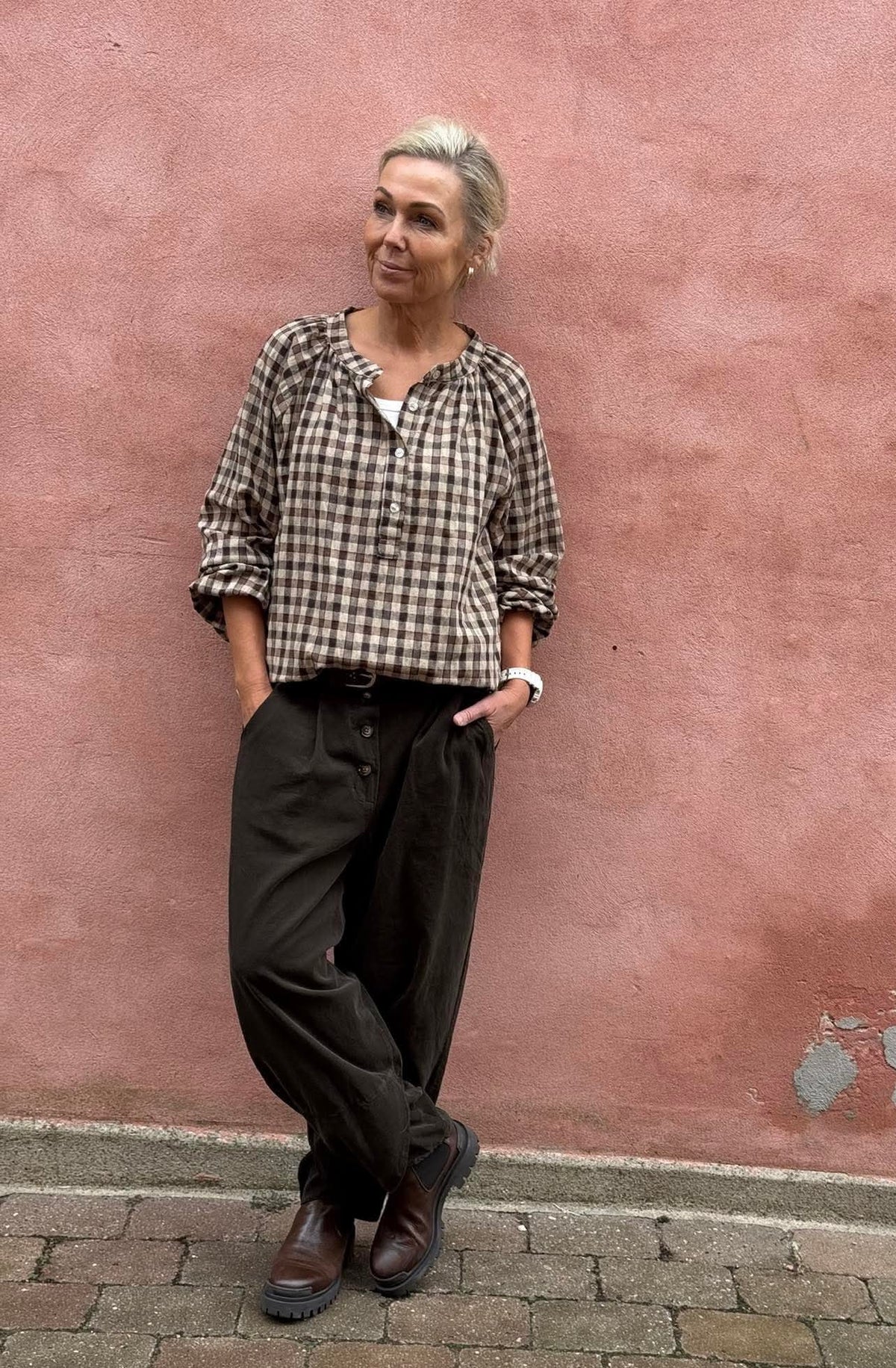 Zephyr Blouse - Brown