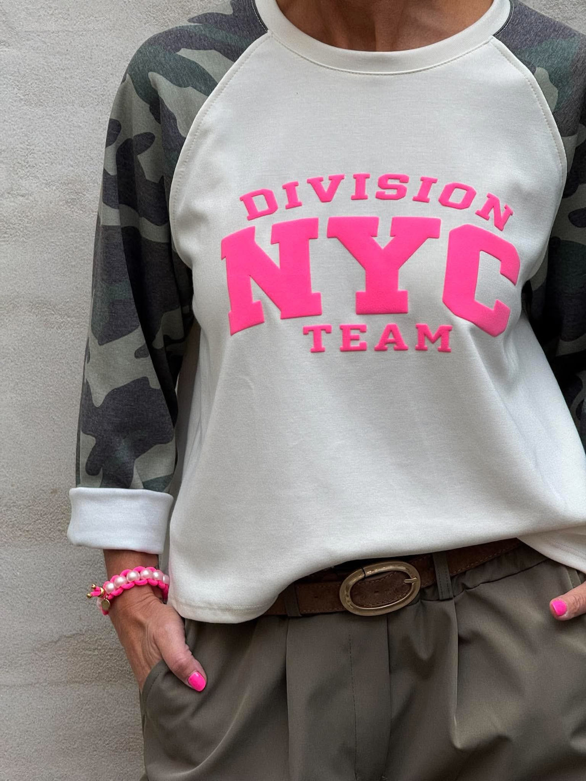 NYC Sweat -  White/Military