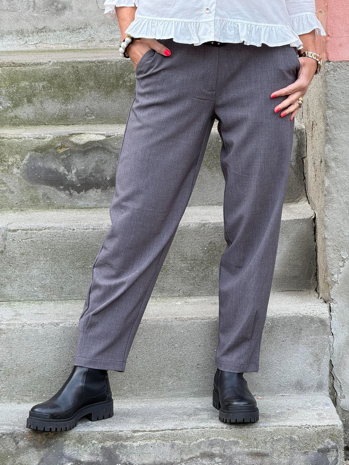 FQSwift Pants - Dark Grey Melange