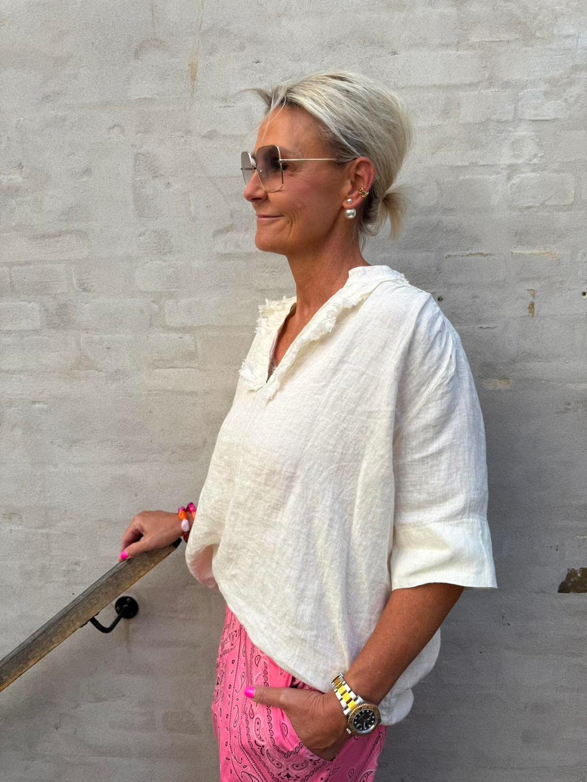 Lino Blouse - Burro