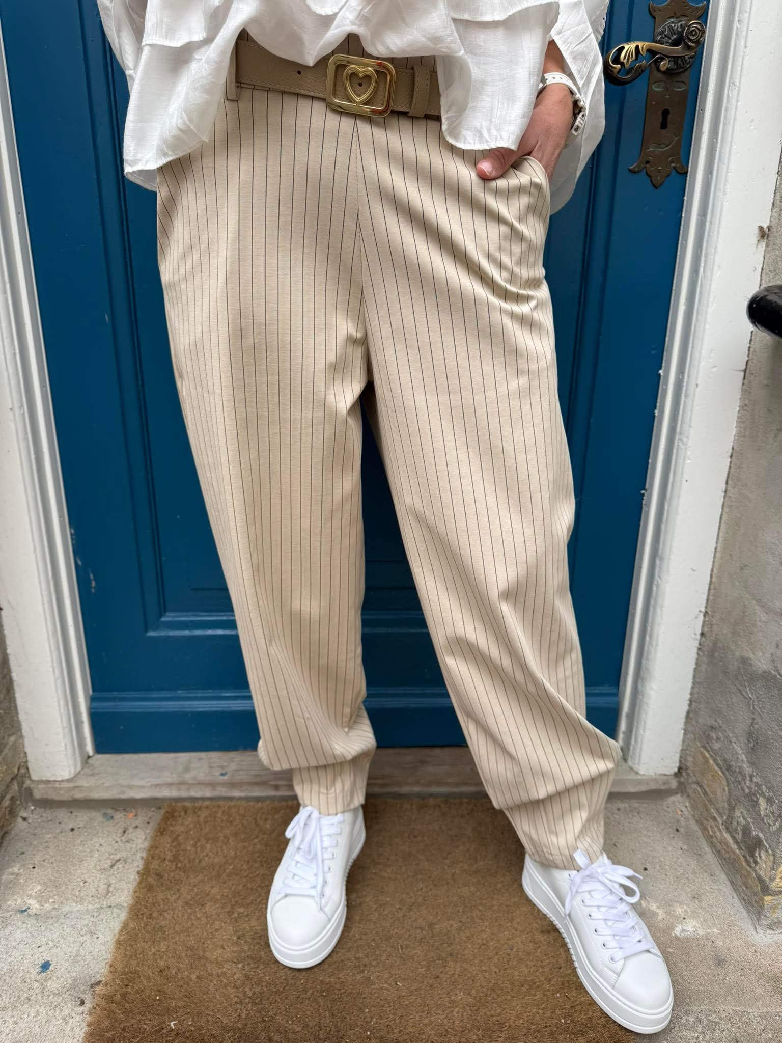 MILANO barrel pant - Kit Stripe