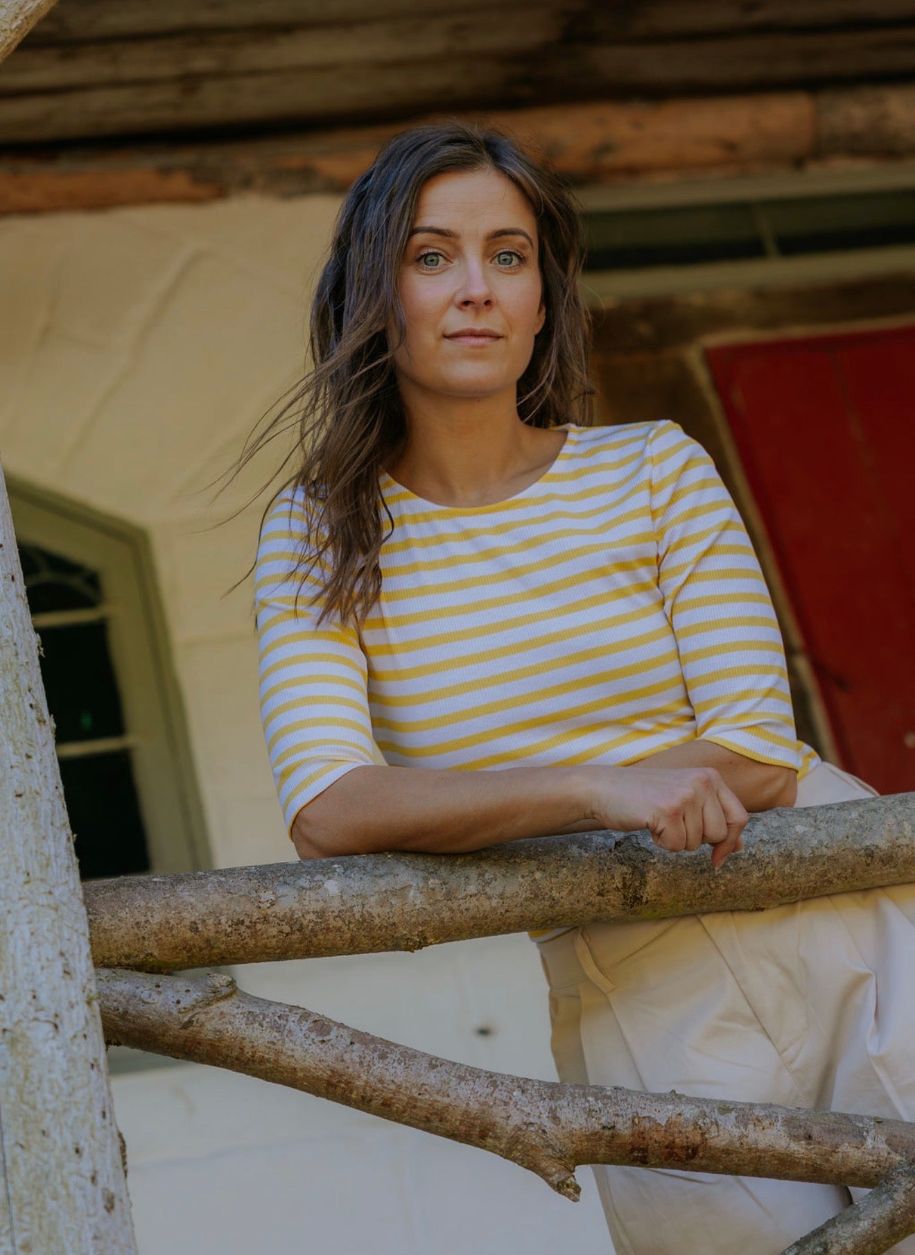 Everyday Stripes Blus - Svart
