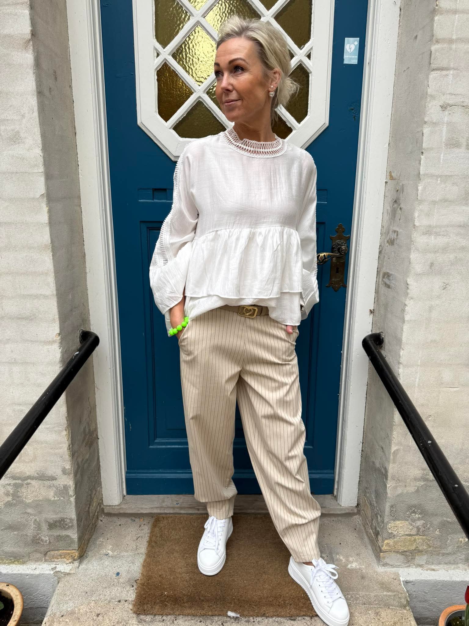 MILANO barrel pant - Kit Stripe
