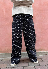 Malba Dot Pants - Black