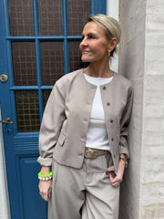 Aranti Structure Curve Jacka - Varmgrå