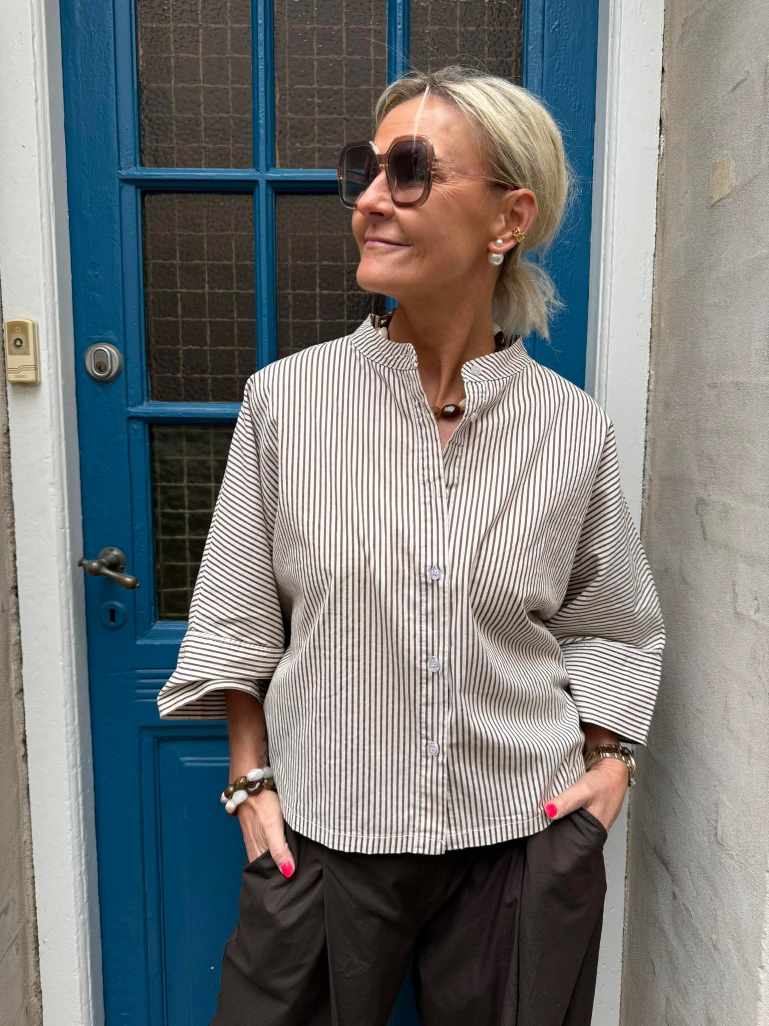 ALLY Loose Shirt - Creme