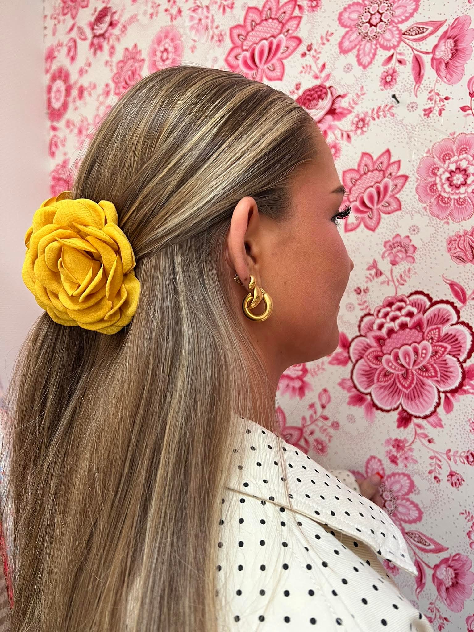 Hana Rose Hårklemme - yellow
