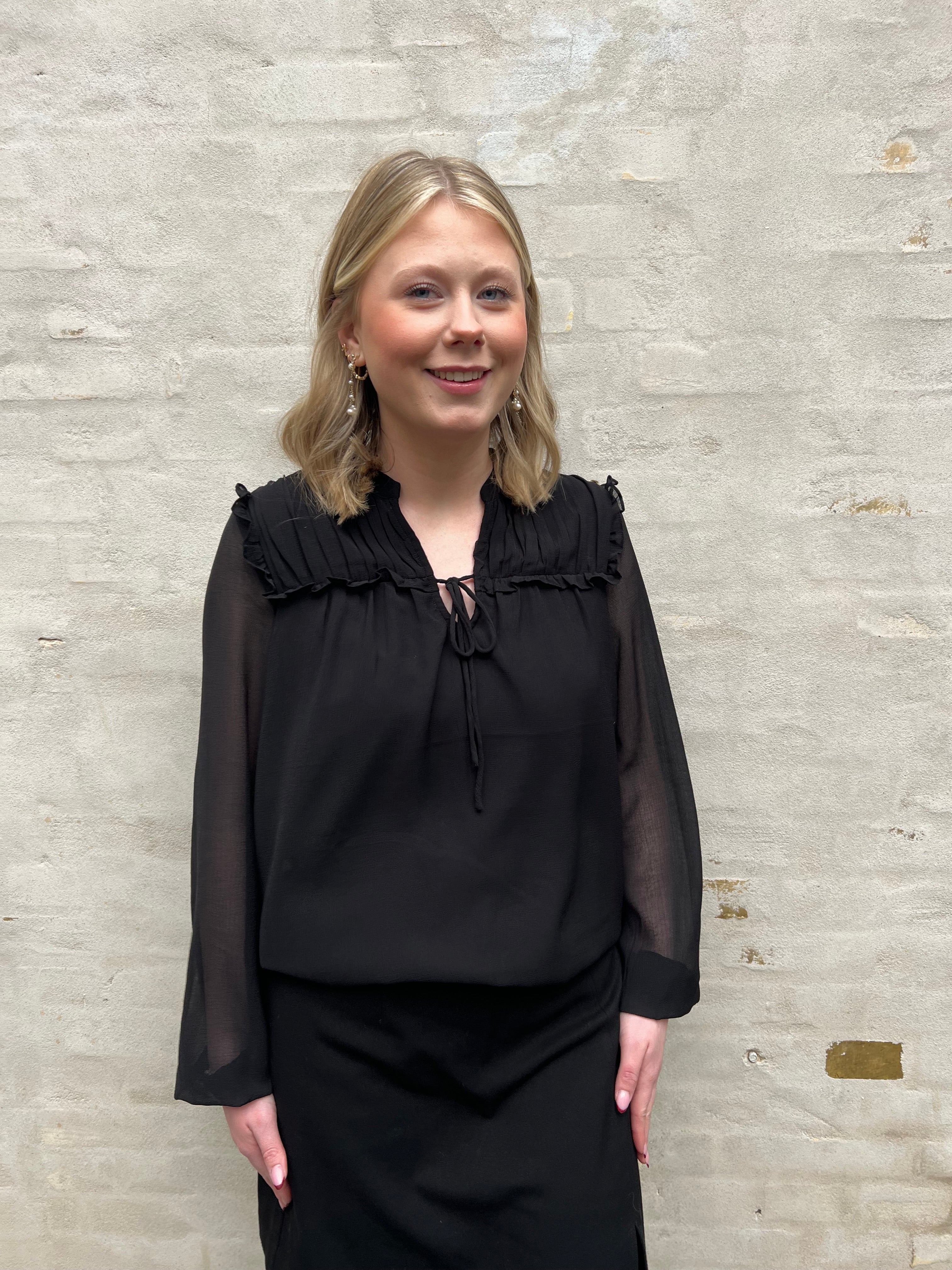 LINEA LS TOPP - Svart