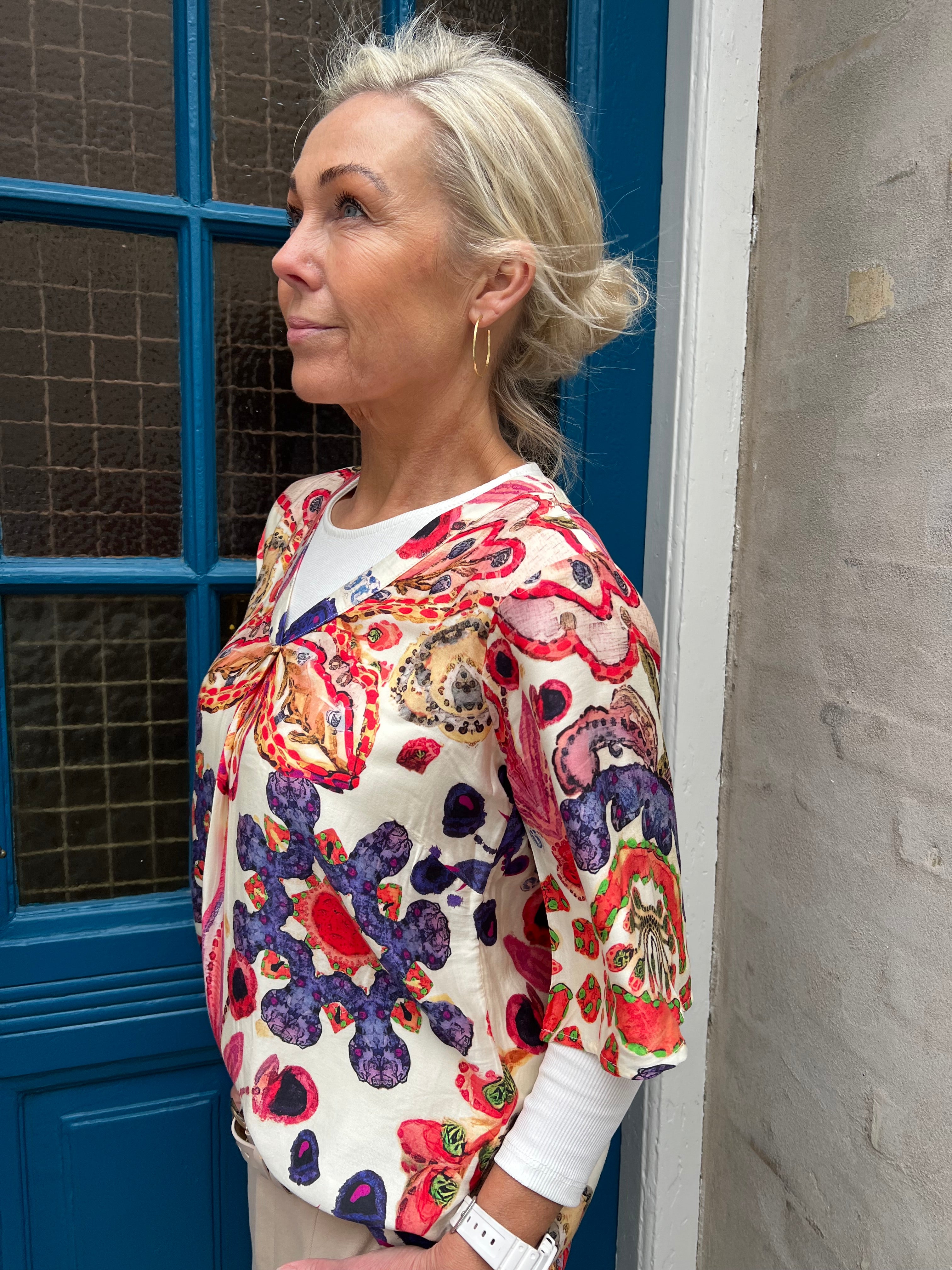 Mandy Blus - Blå/Rosa