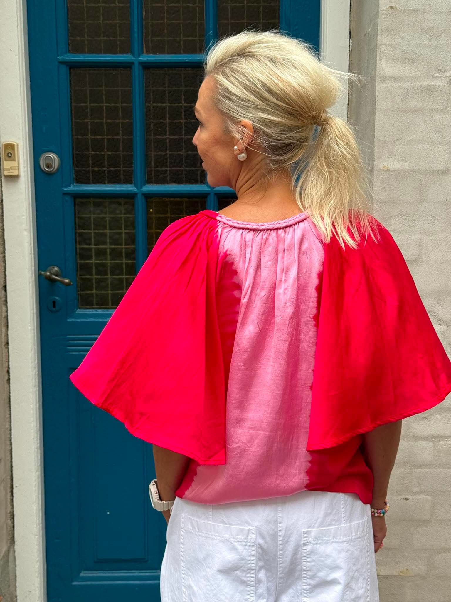 KikiGO Blus - Geranium Pink