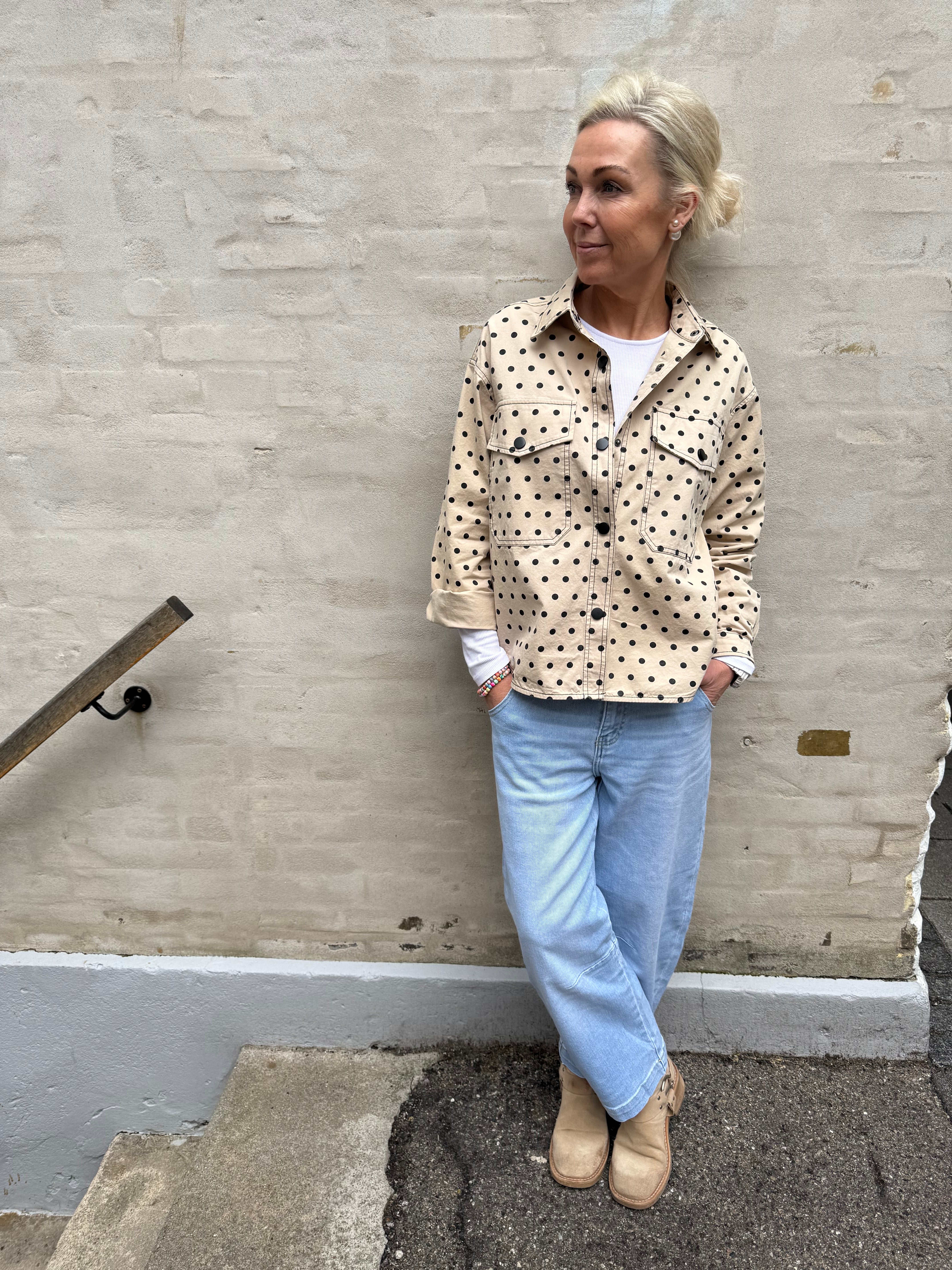 DiddiCC Dot Shirt - Bone