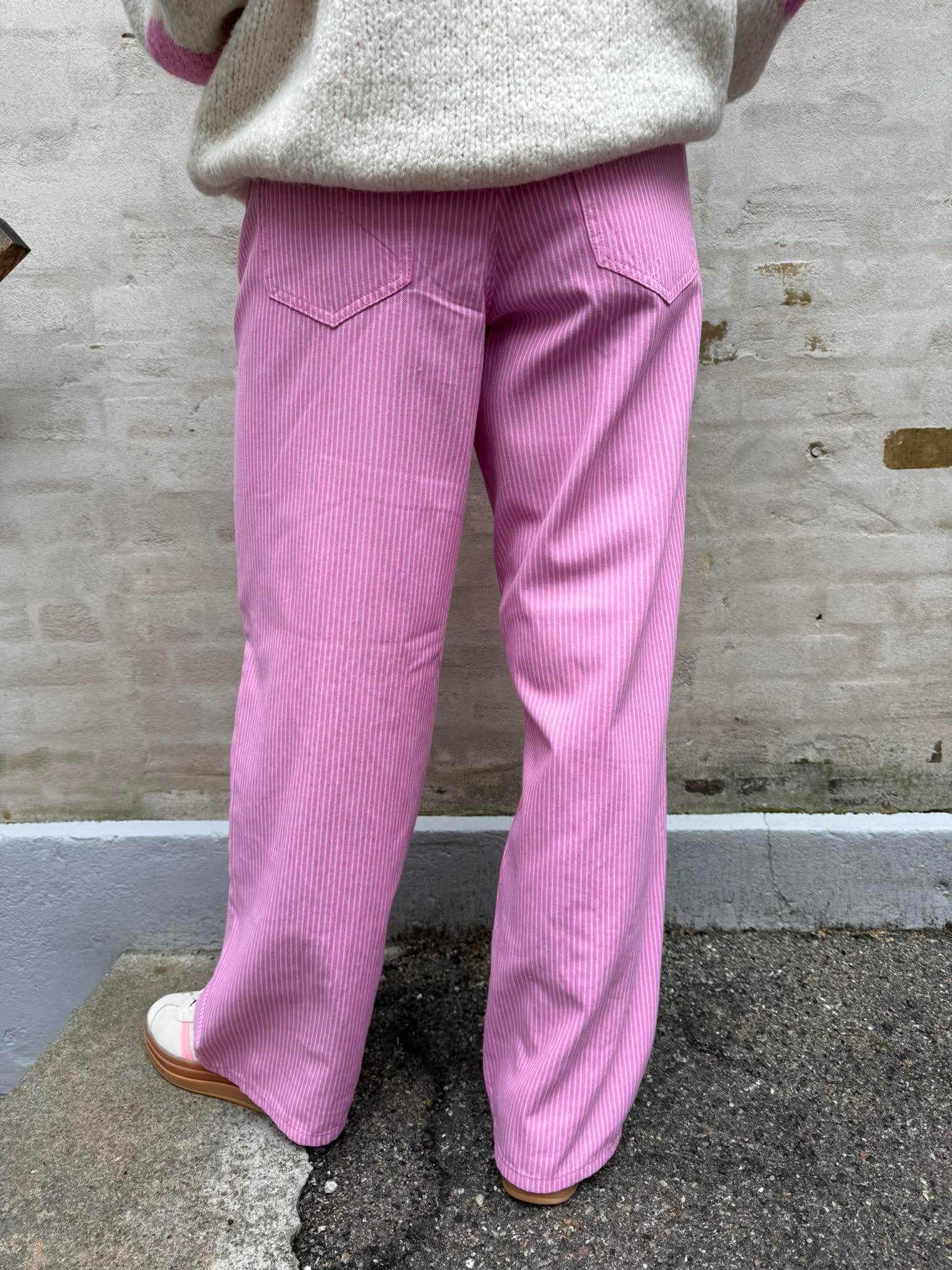 Ayna Pants - Pink Stripe
