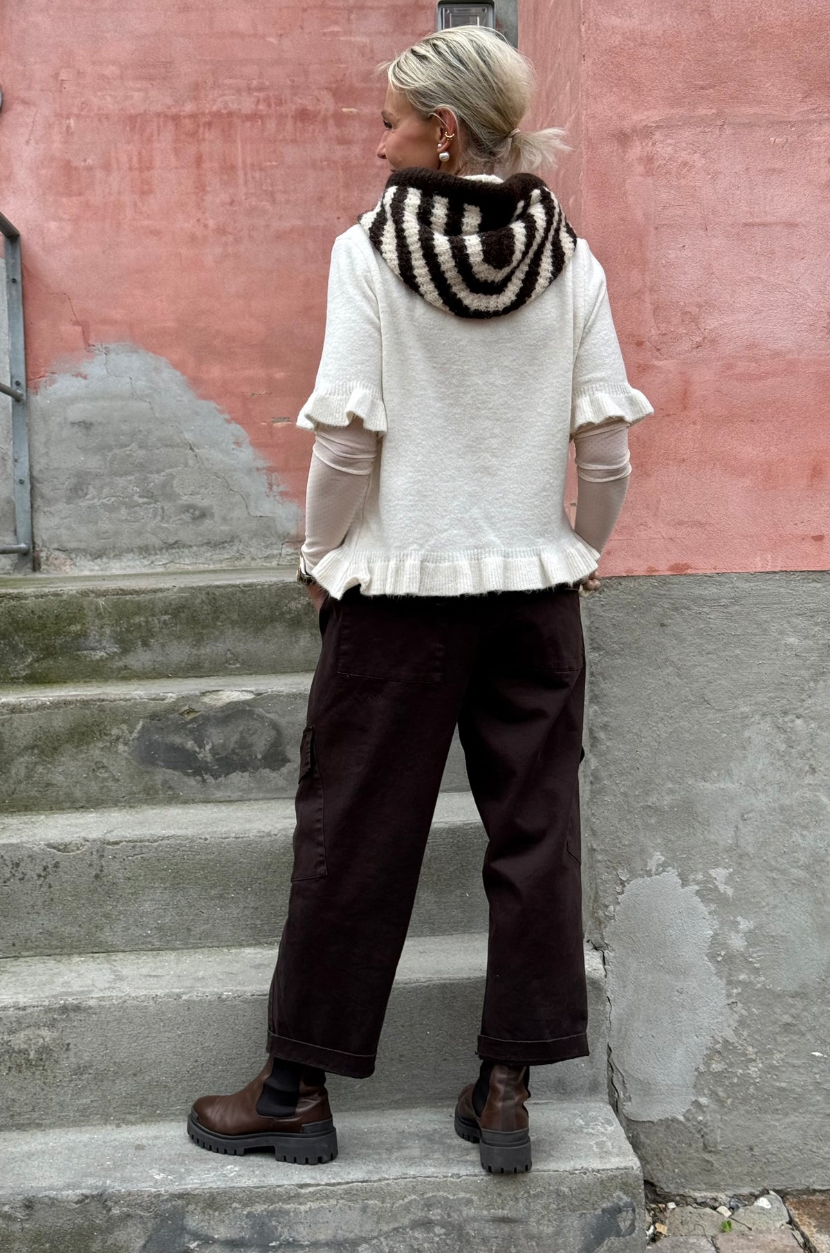 Gigi Cargo Pants - Dark Brown