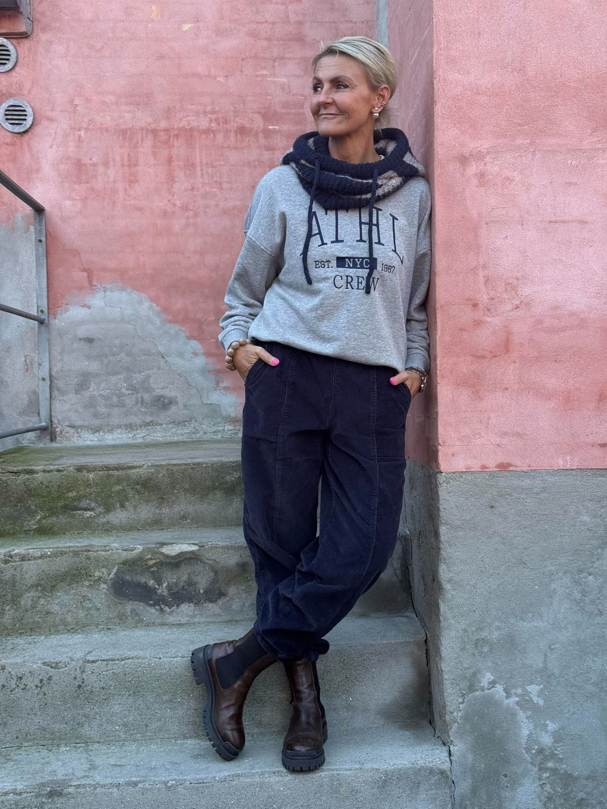 Karlie Barrel HW Corduroy - Indigo Night