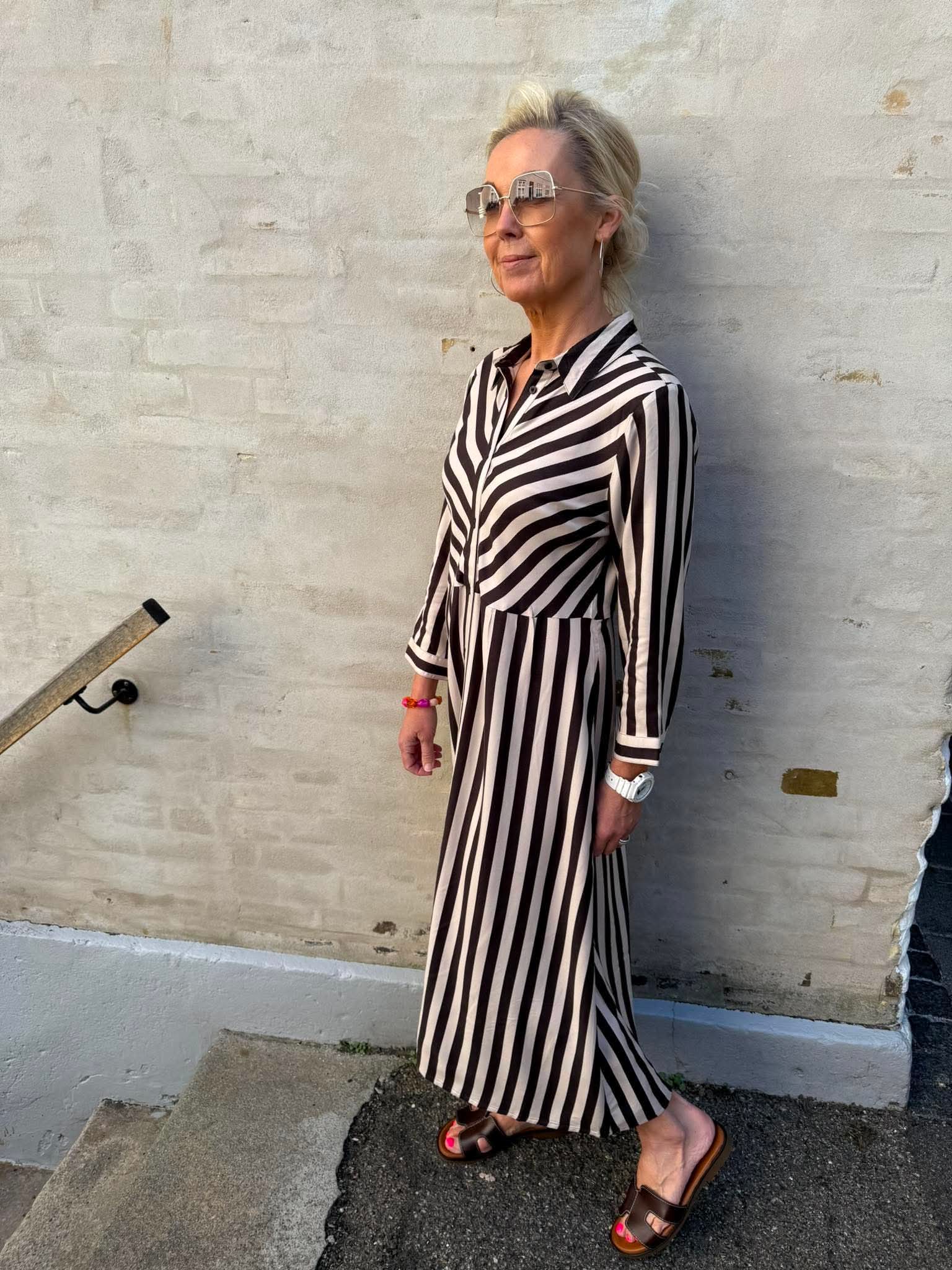 Shirt Dress - Clay Sand