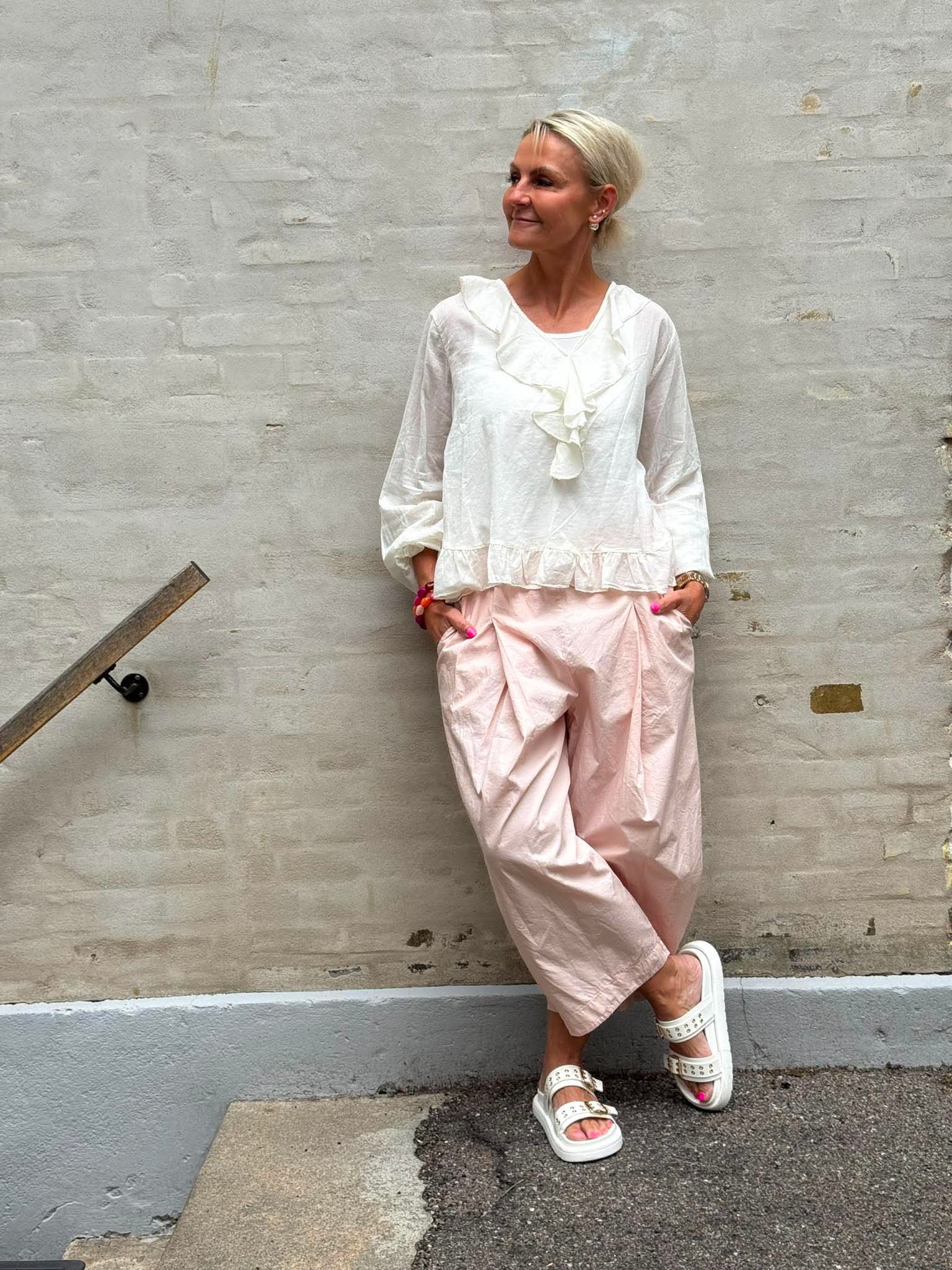 Adorina Pants - Cipria