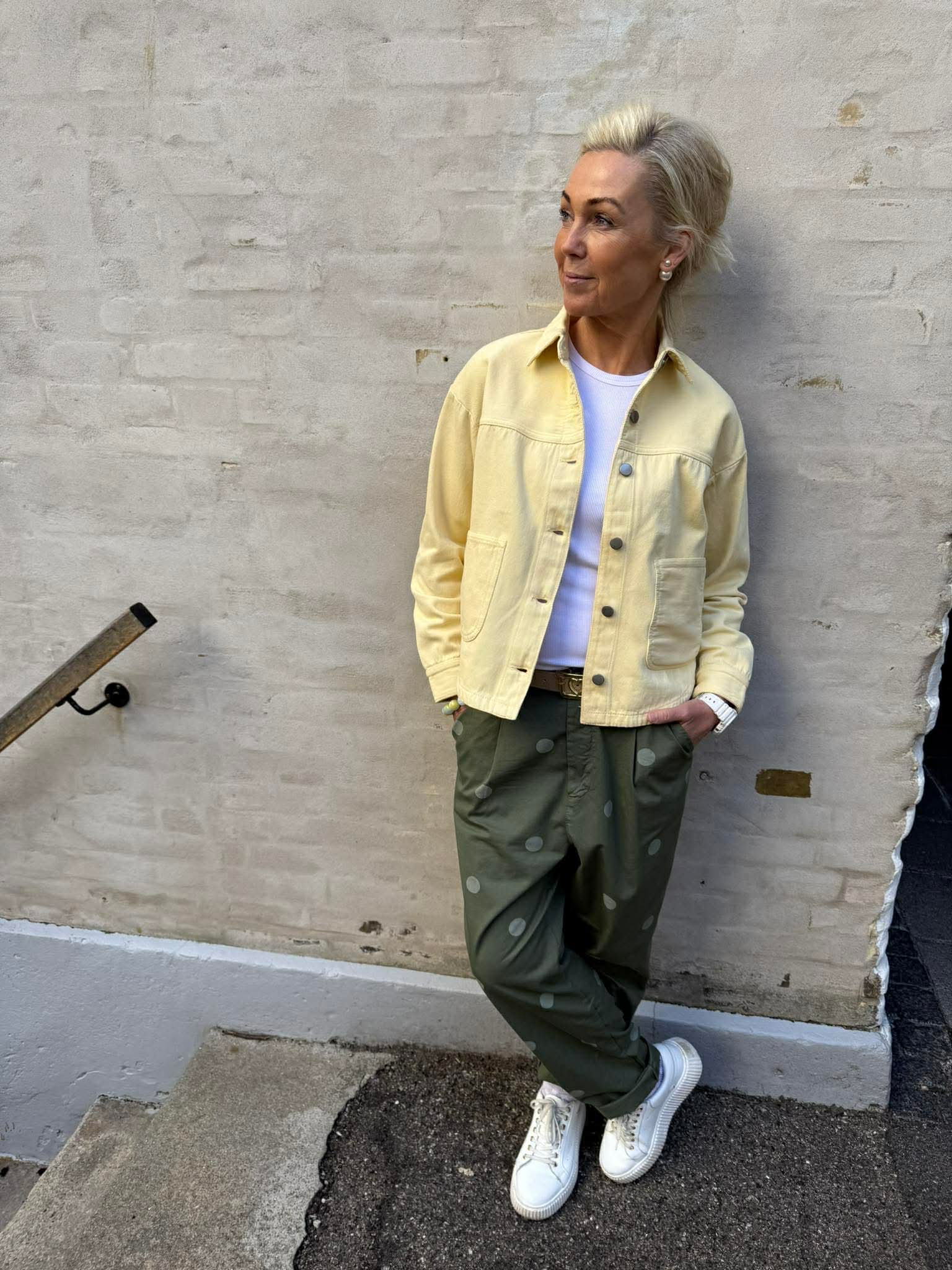 NOMA L/S SHACKET - Double Cream