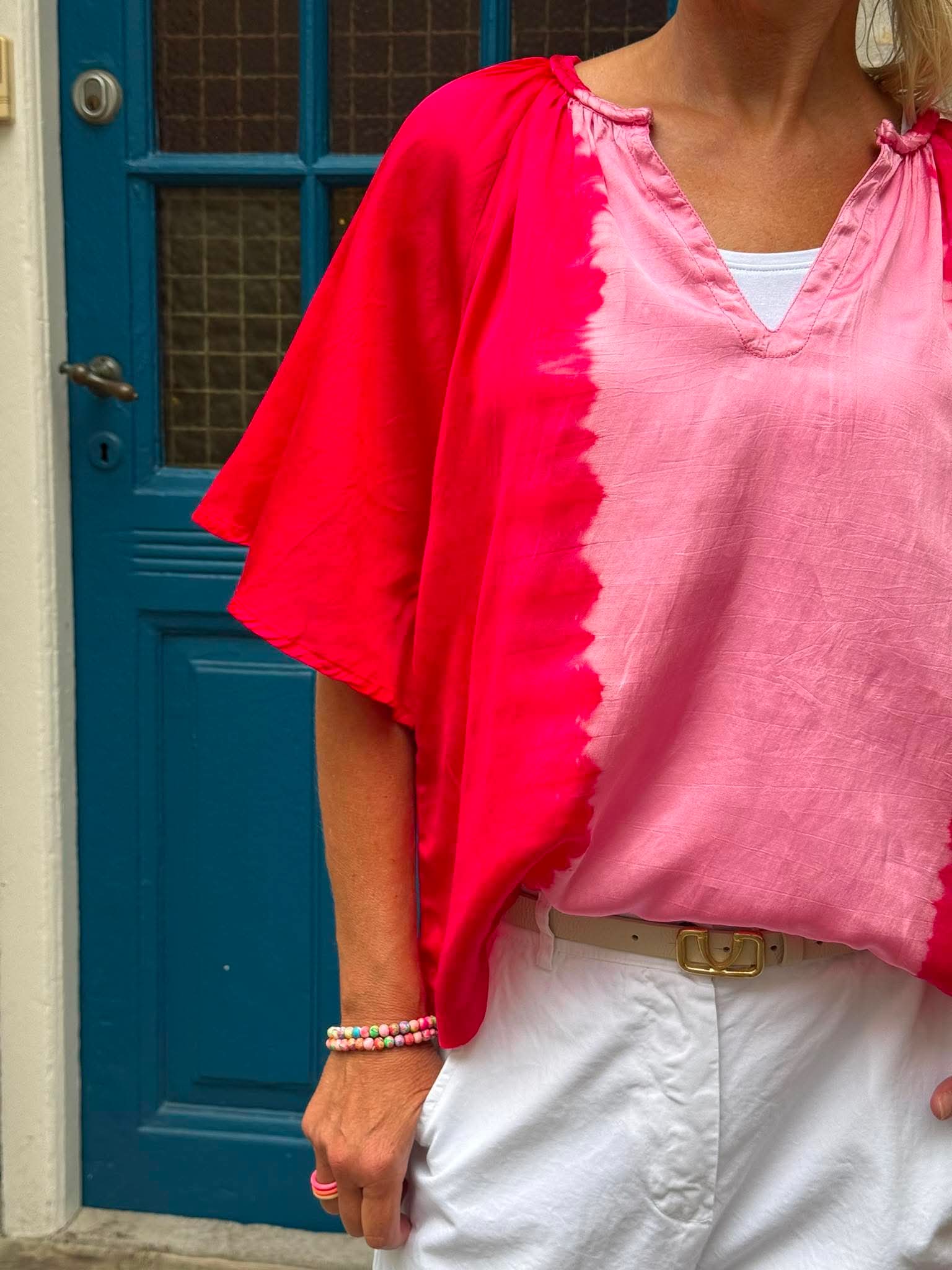 KikiGO Blus - Geranium Pink