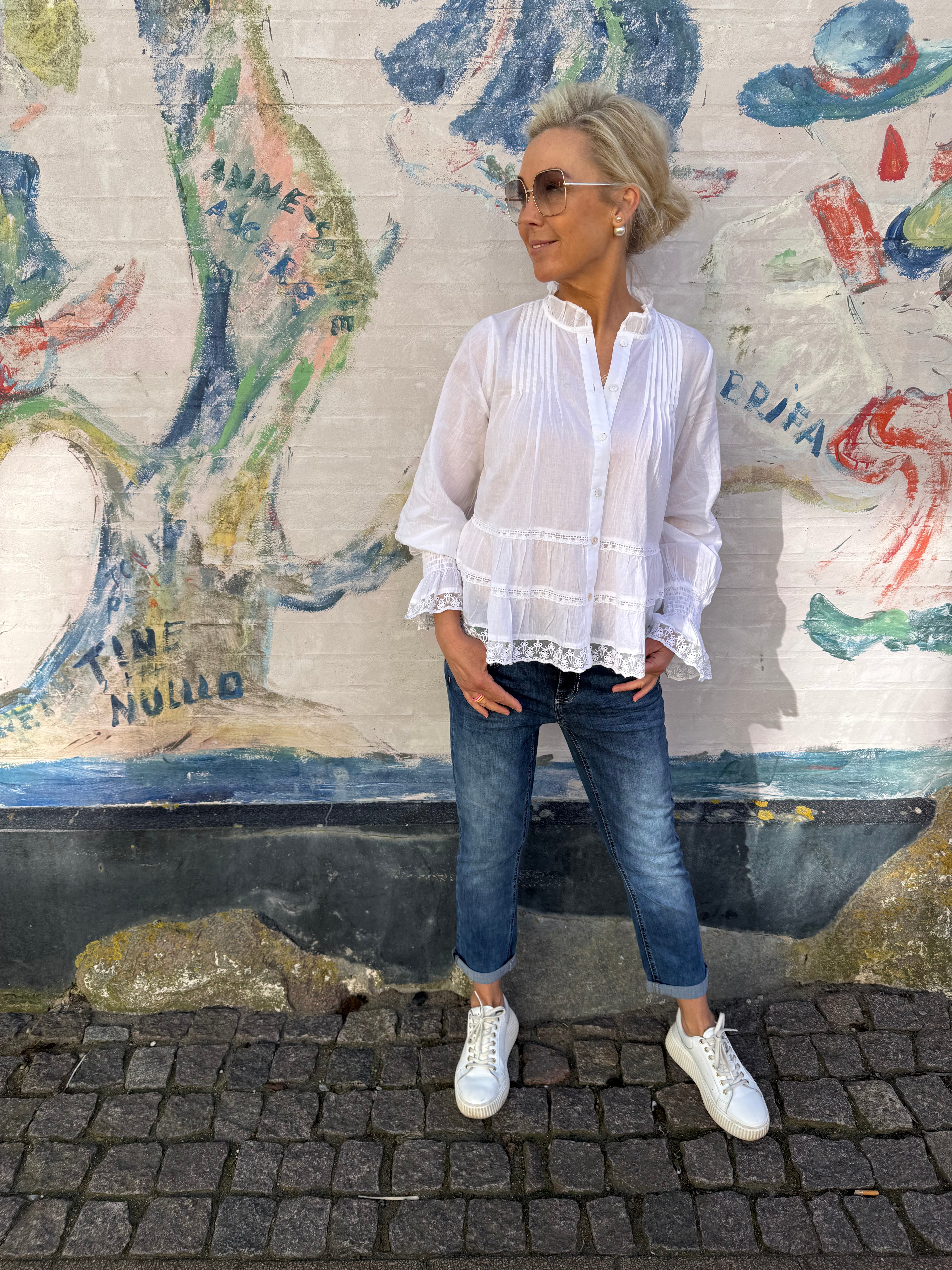 Audrey Long Sleeve - Hvid
