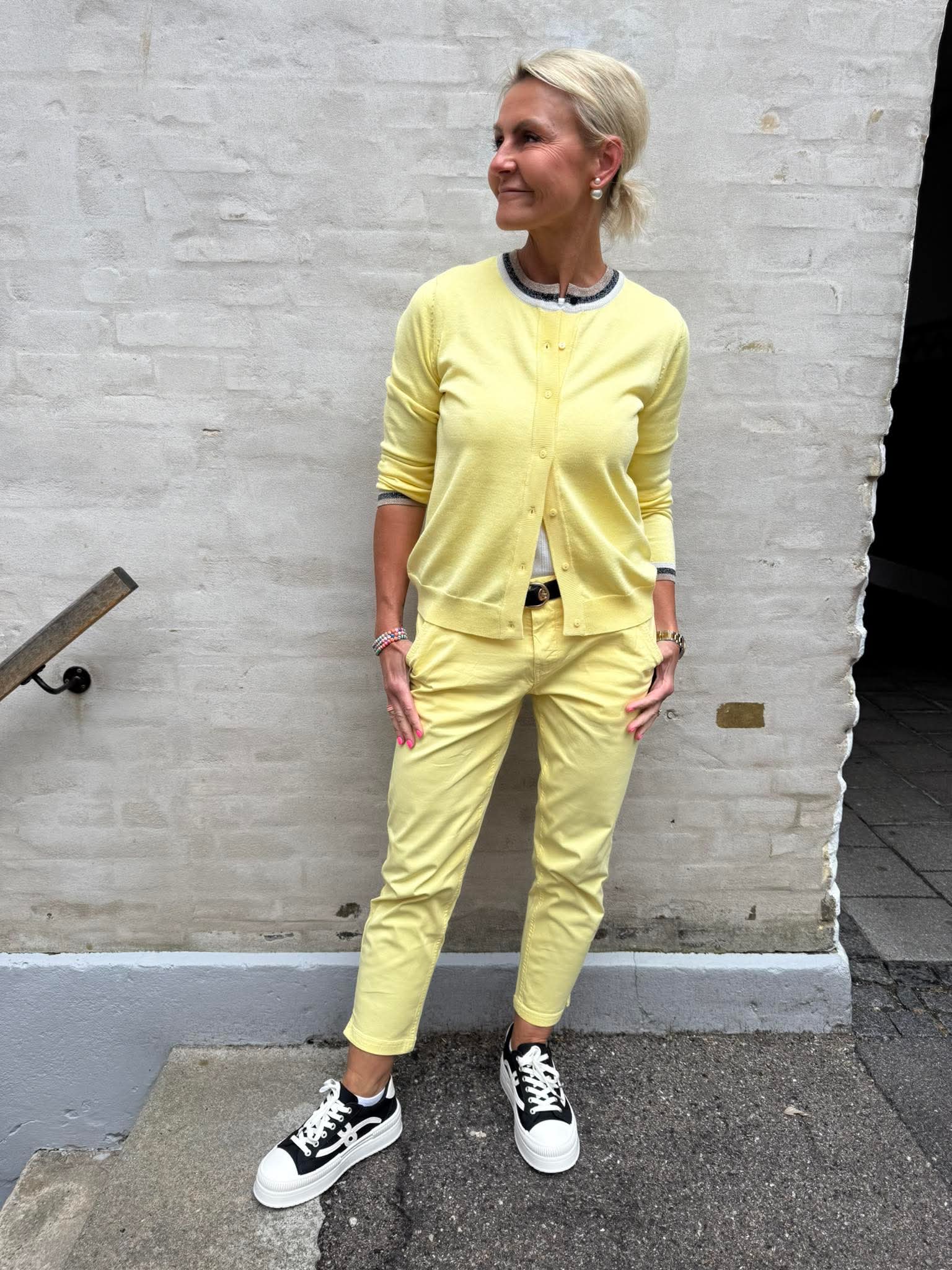 Betri Annemarie Cardigan - Lemon Meringue Melange