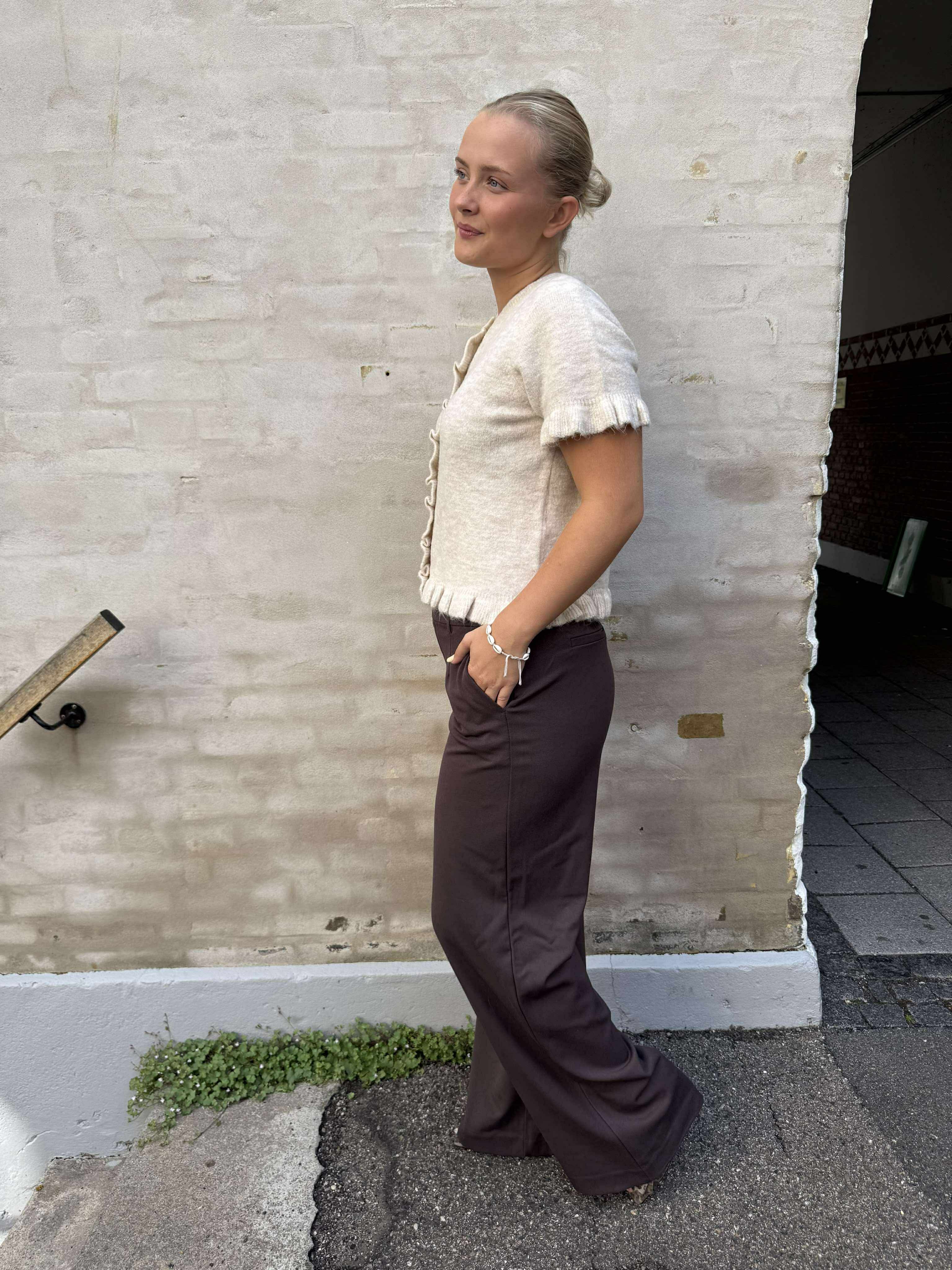 Lisa WIDE pant - Seal Brown