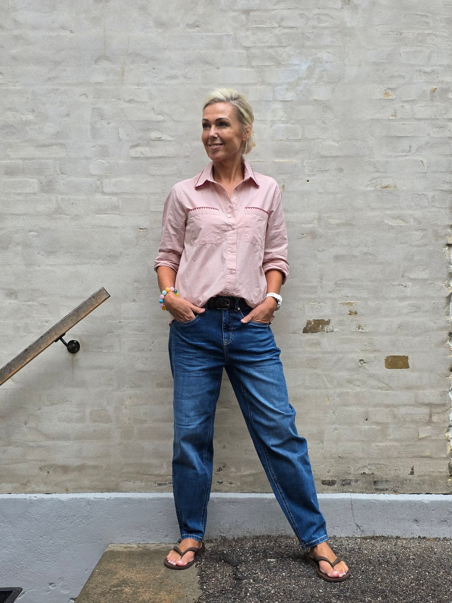 Malena Olena Shirt - Pale Mauve