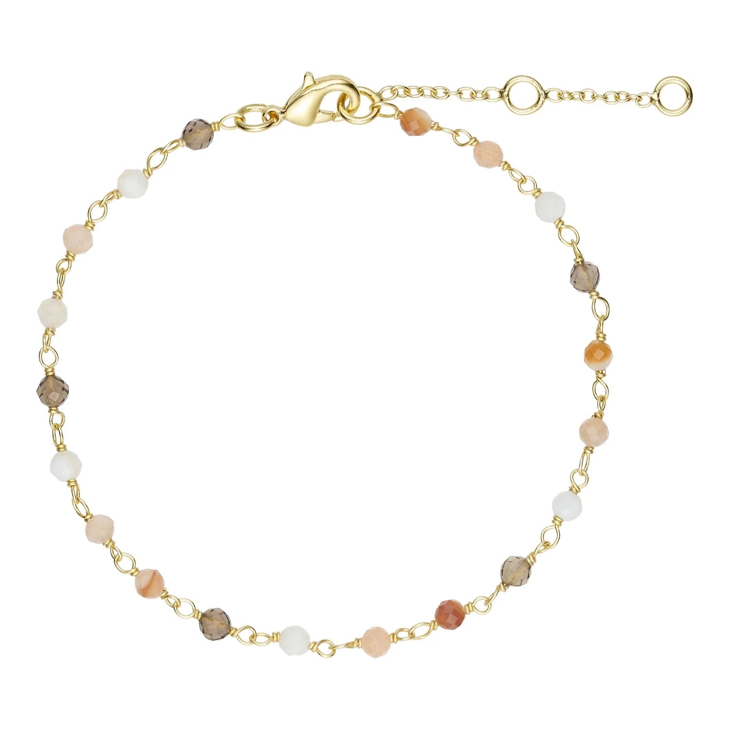 Viva armbånd - 24K Guldbelagt smoky