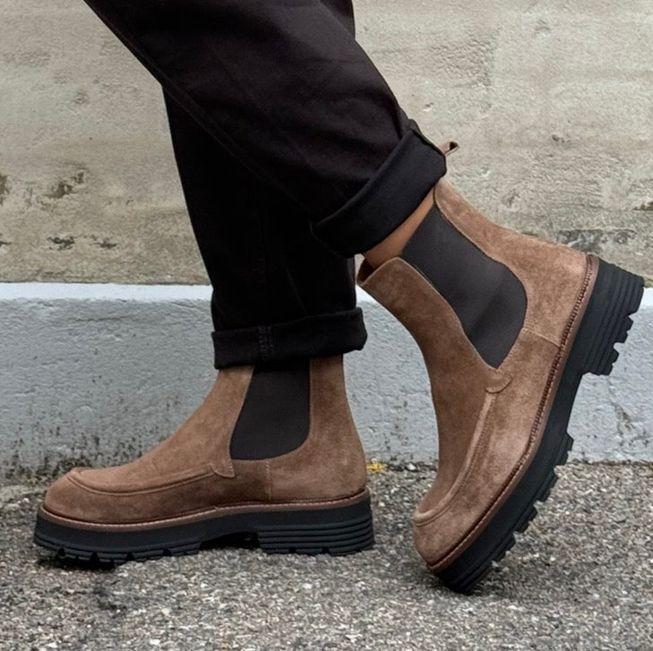Riva Stövel - Mocka Taupe