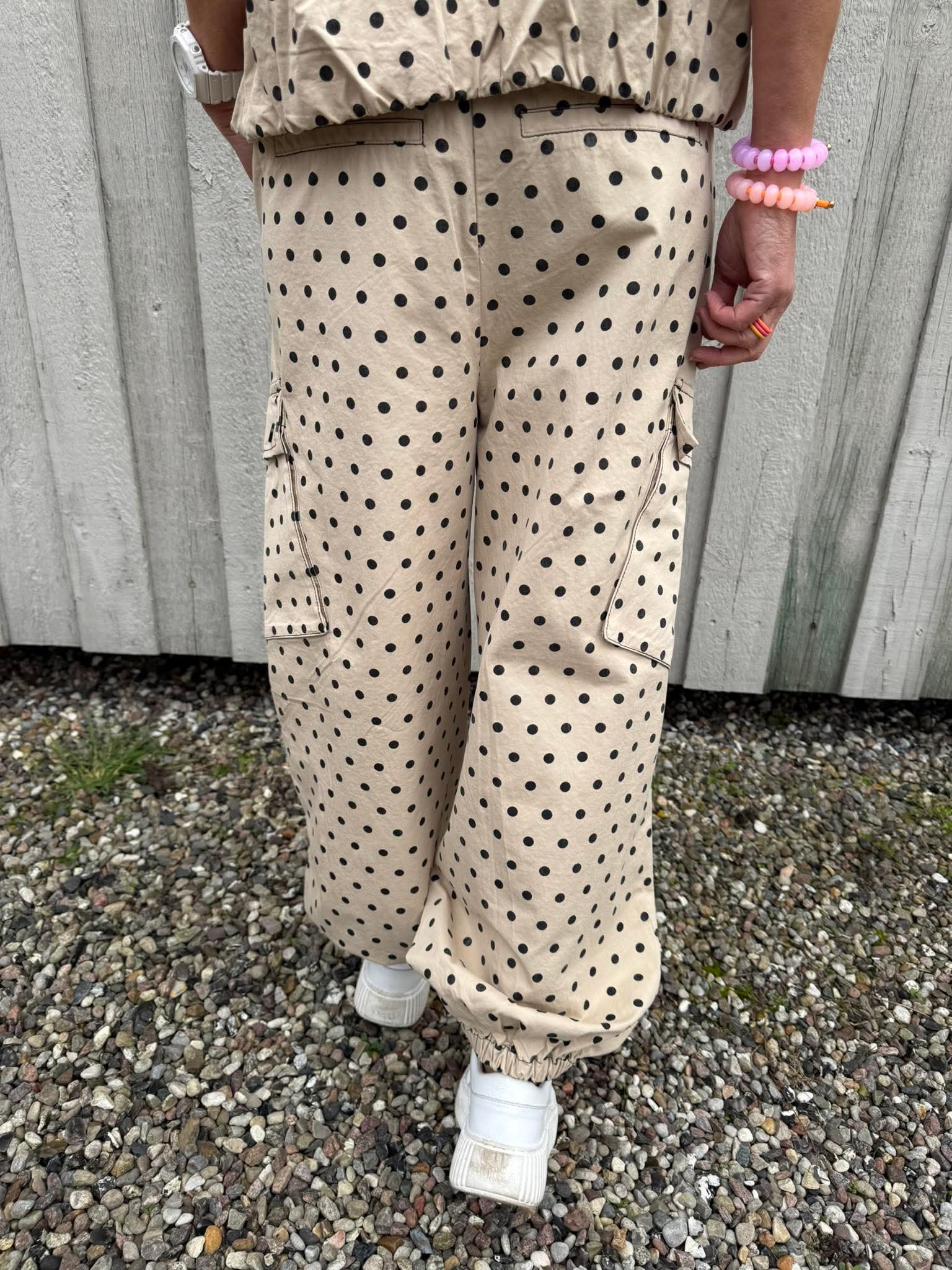DiddiCC Cargo Dot Pant - Bone