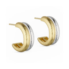 Echo Duo Örhängen - Silver/Guld