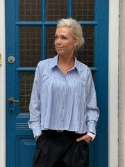 Manga Shirt - Blue/White Stripe