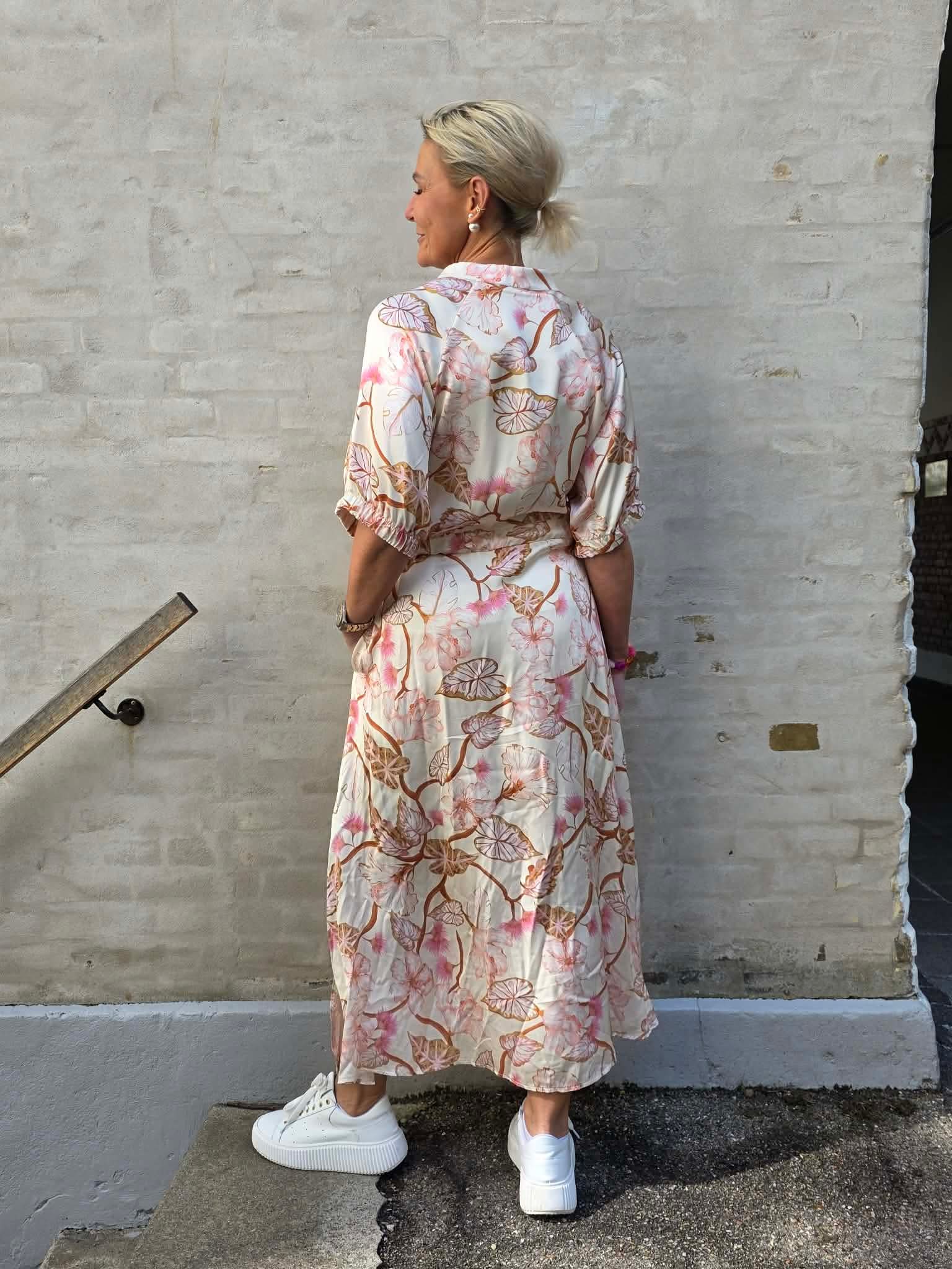 Zelene Raglan Dress - Coral