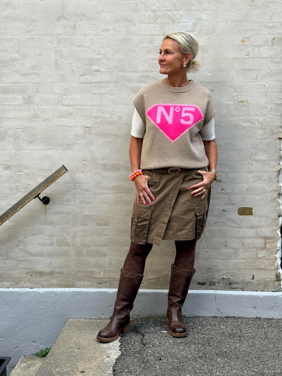 MarleaGO Skirt - Khaki Brown