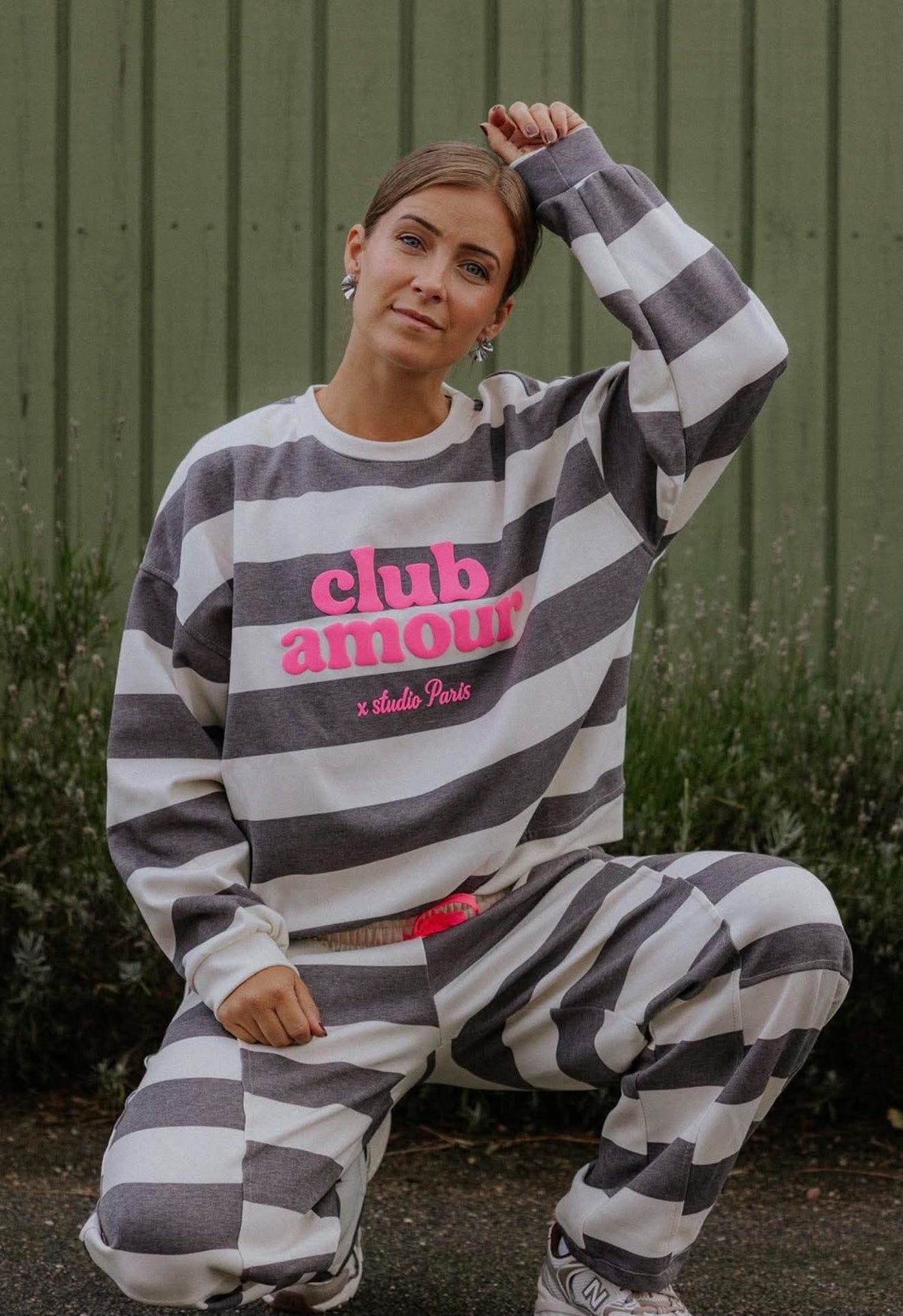 Club Sweat - Brun/Rosa/Neon