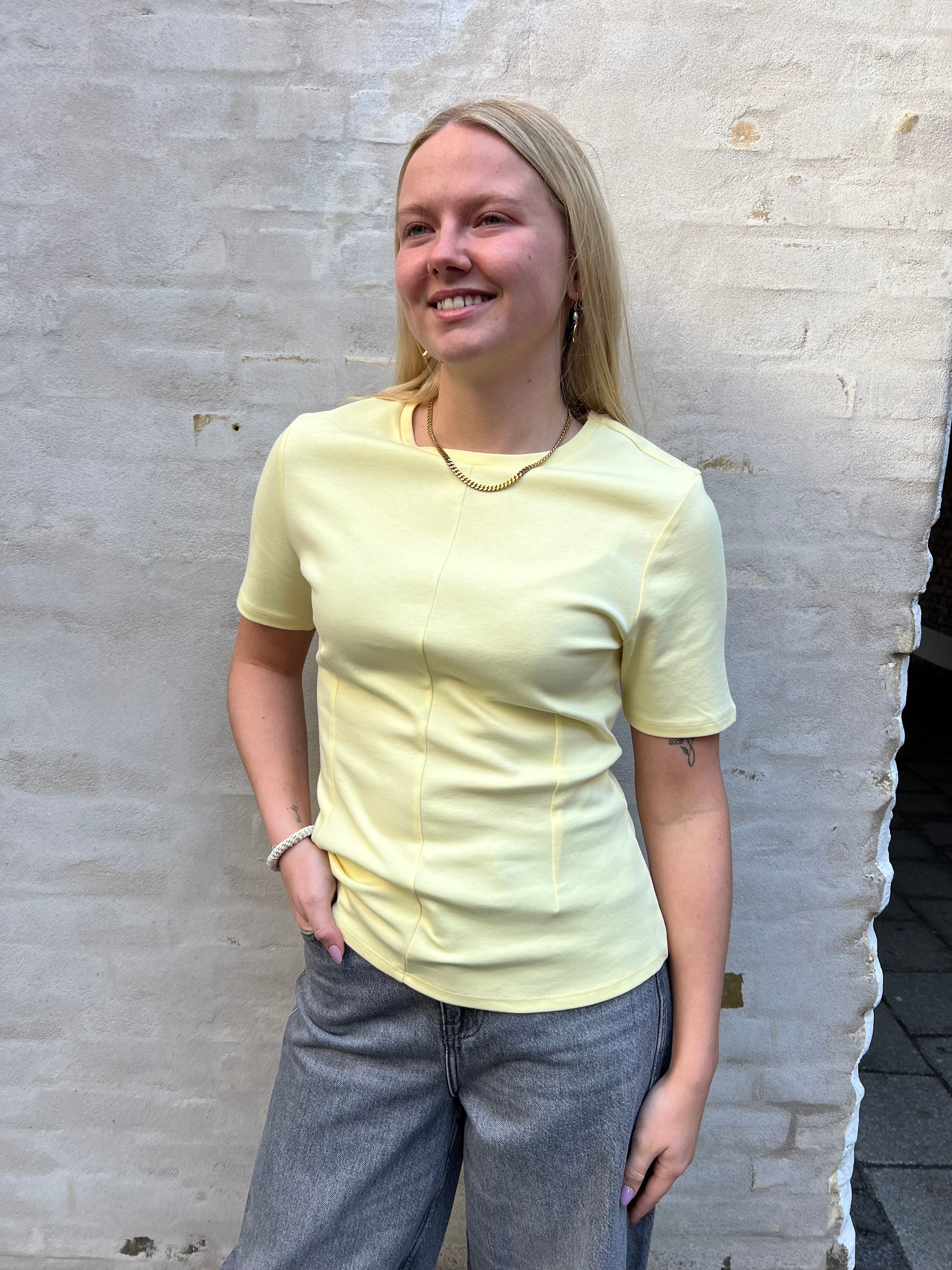 JDYEVA SS TOP - Fransk Vanilj