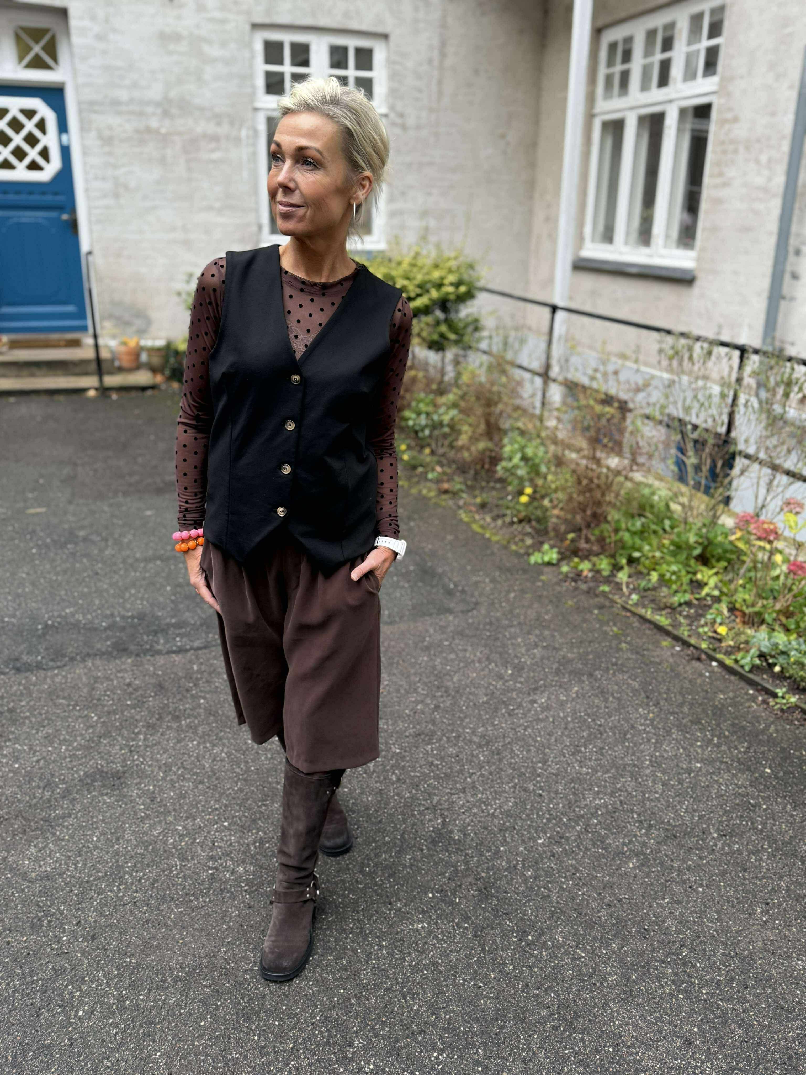 CASBA långa shorts - Kaffe