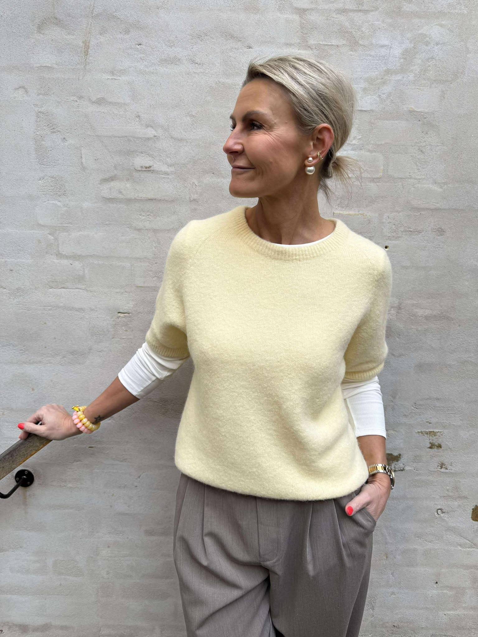 Giulia Knit - Ljusgul