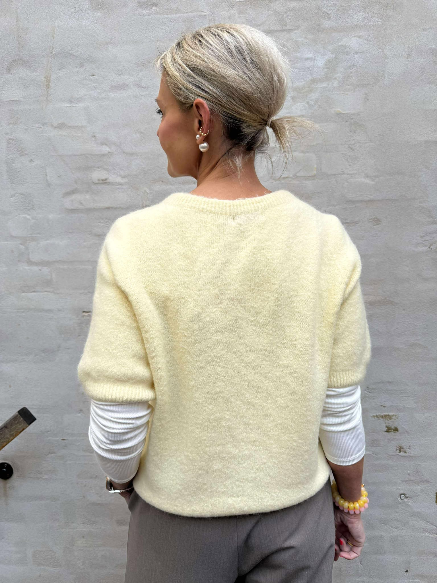 Giulia Knit - Ljusgul